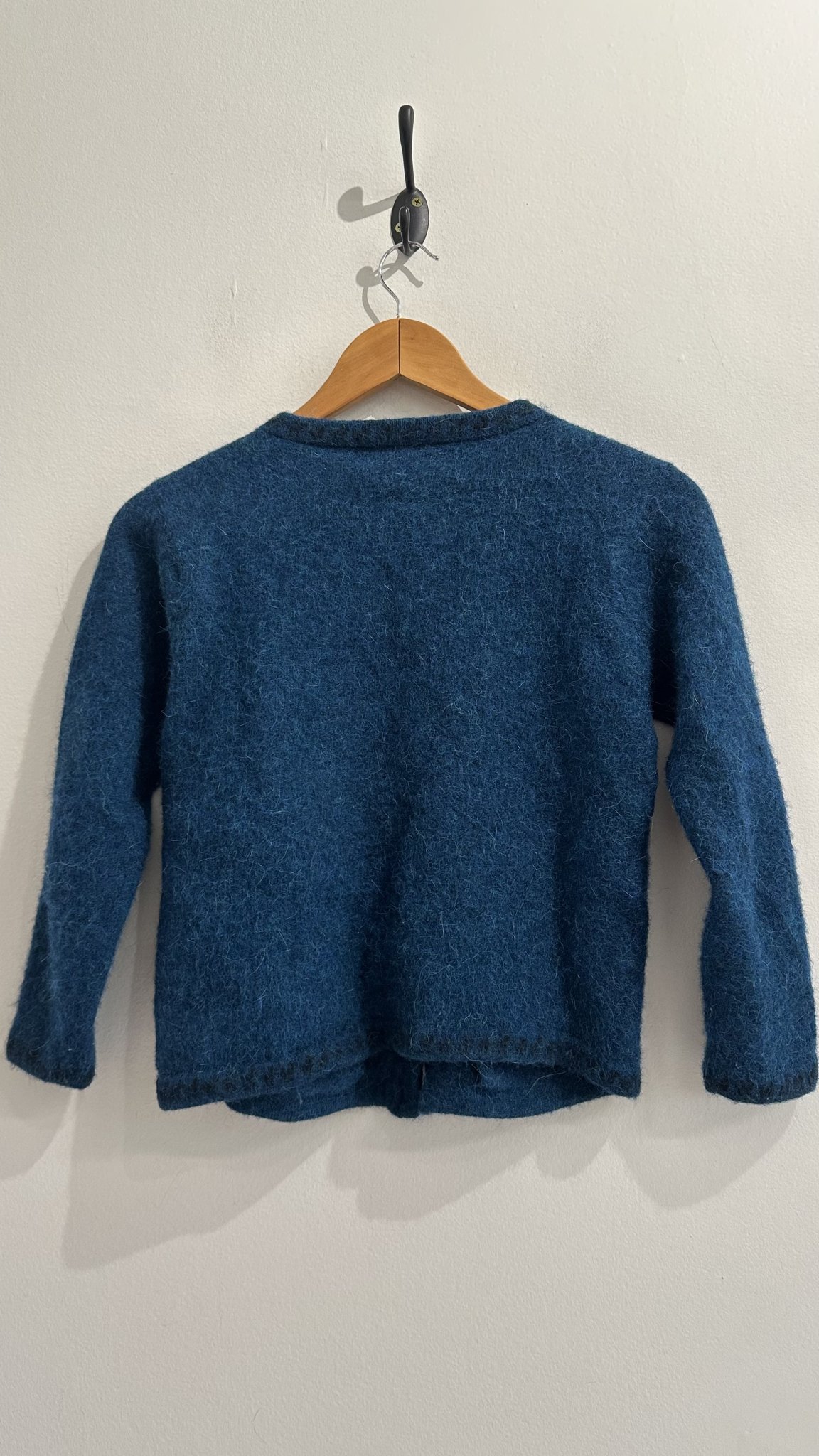 Casaqueto azul de alpaca Artesanias Marcia - P tamanho P - vista adicional 2