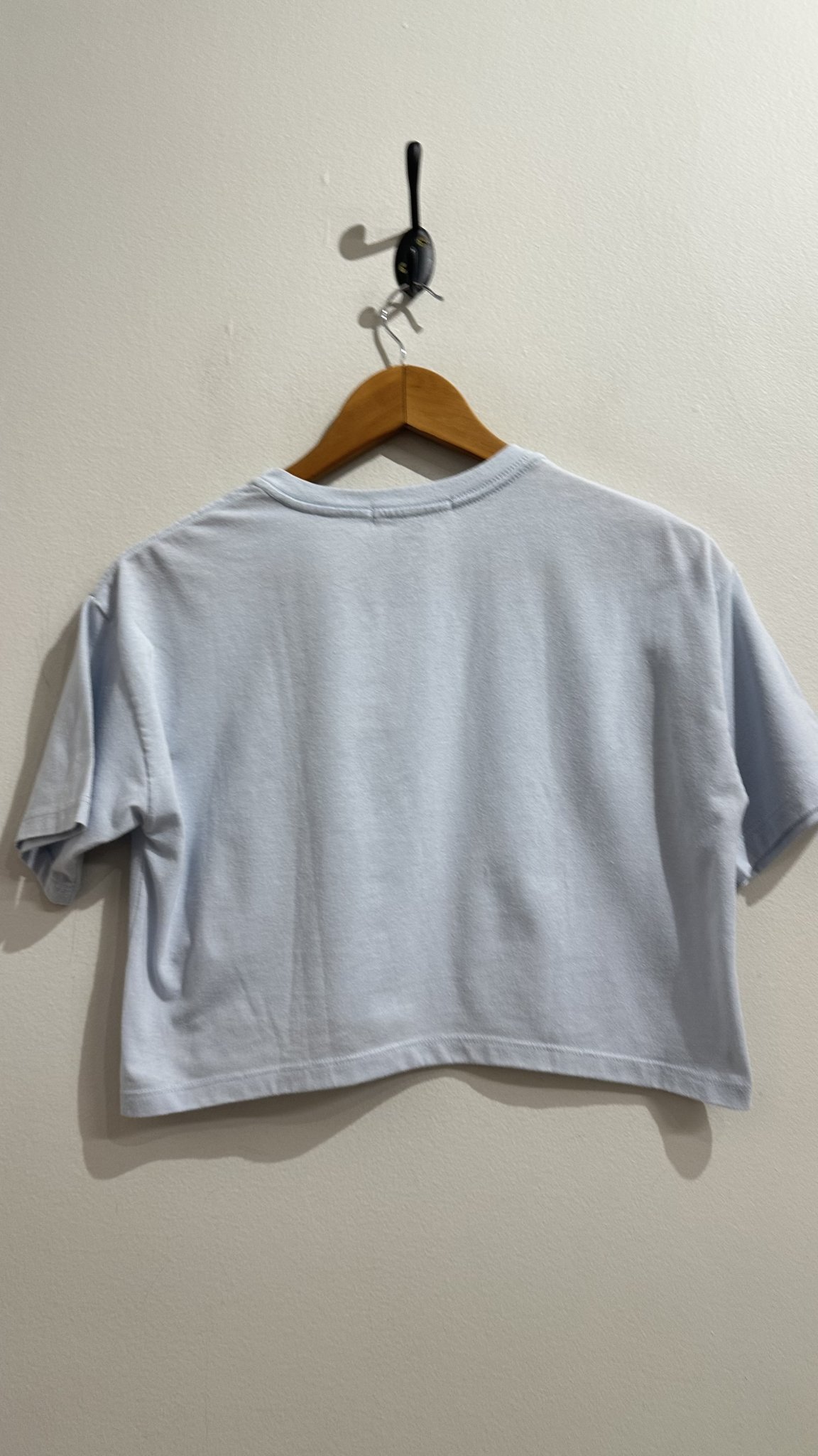 T-shirt cropped azul Enjoy Forever 21 - P tamanho P - vista adicional 2
