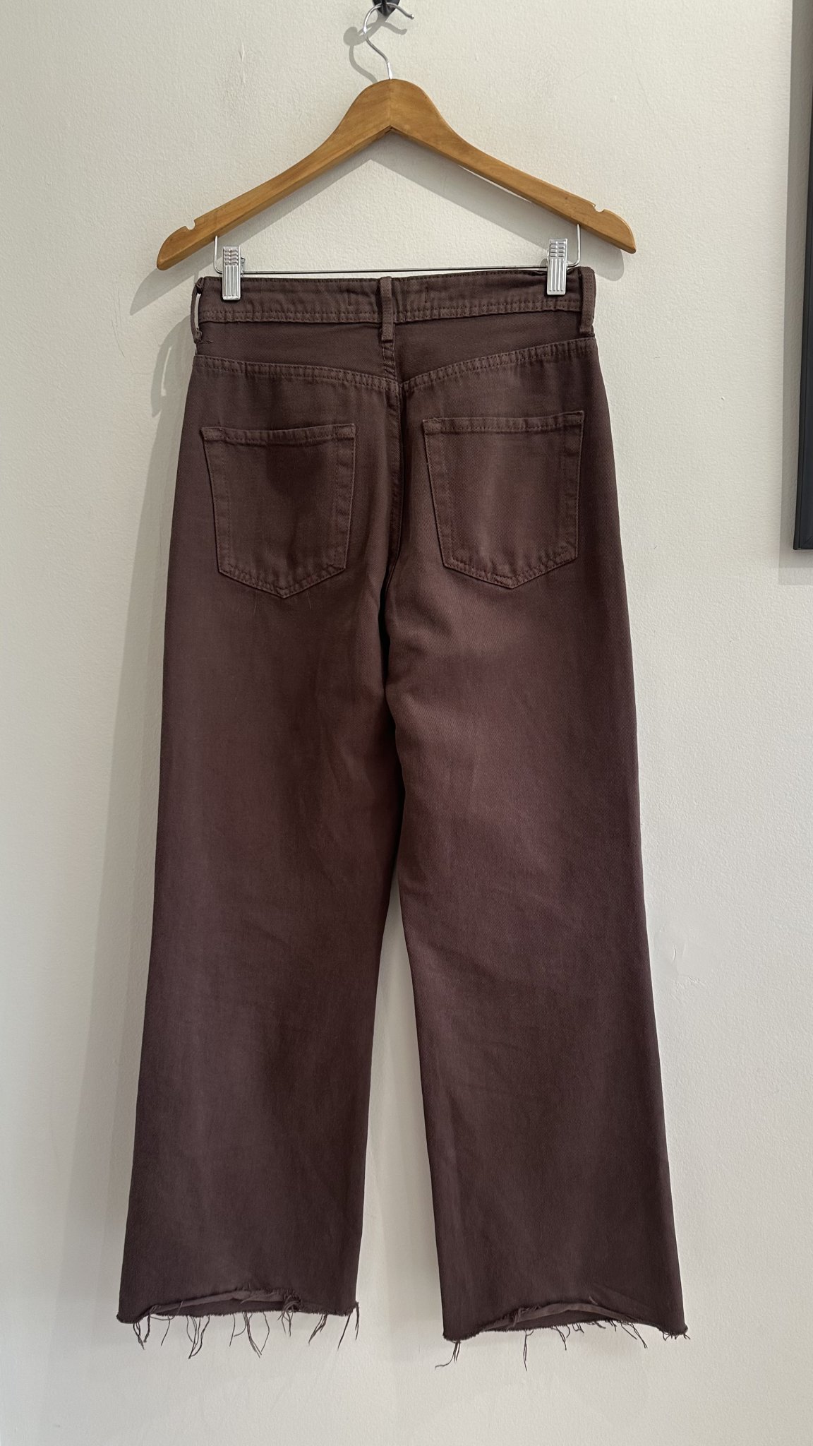 Calça jeans marrom reta &Jeans - 38 tamanho 38 - vista adicional 3