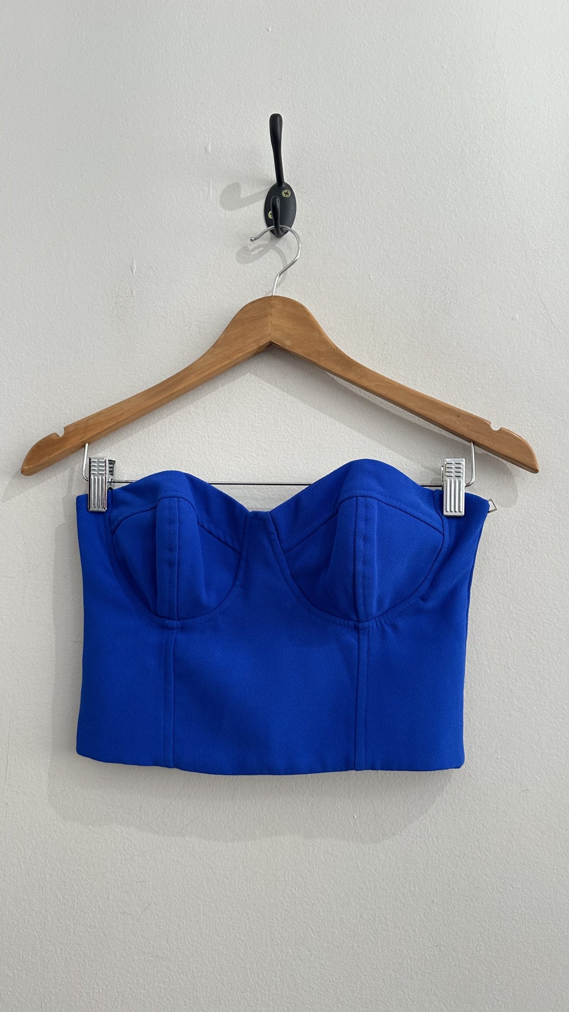 Blusa corset azul royal tomara que caia LeeLoo - P tamanho P - foto principal