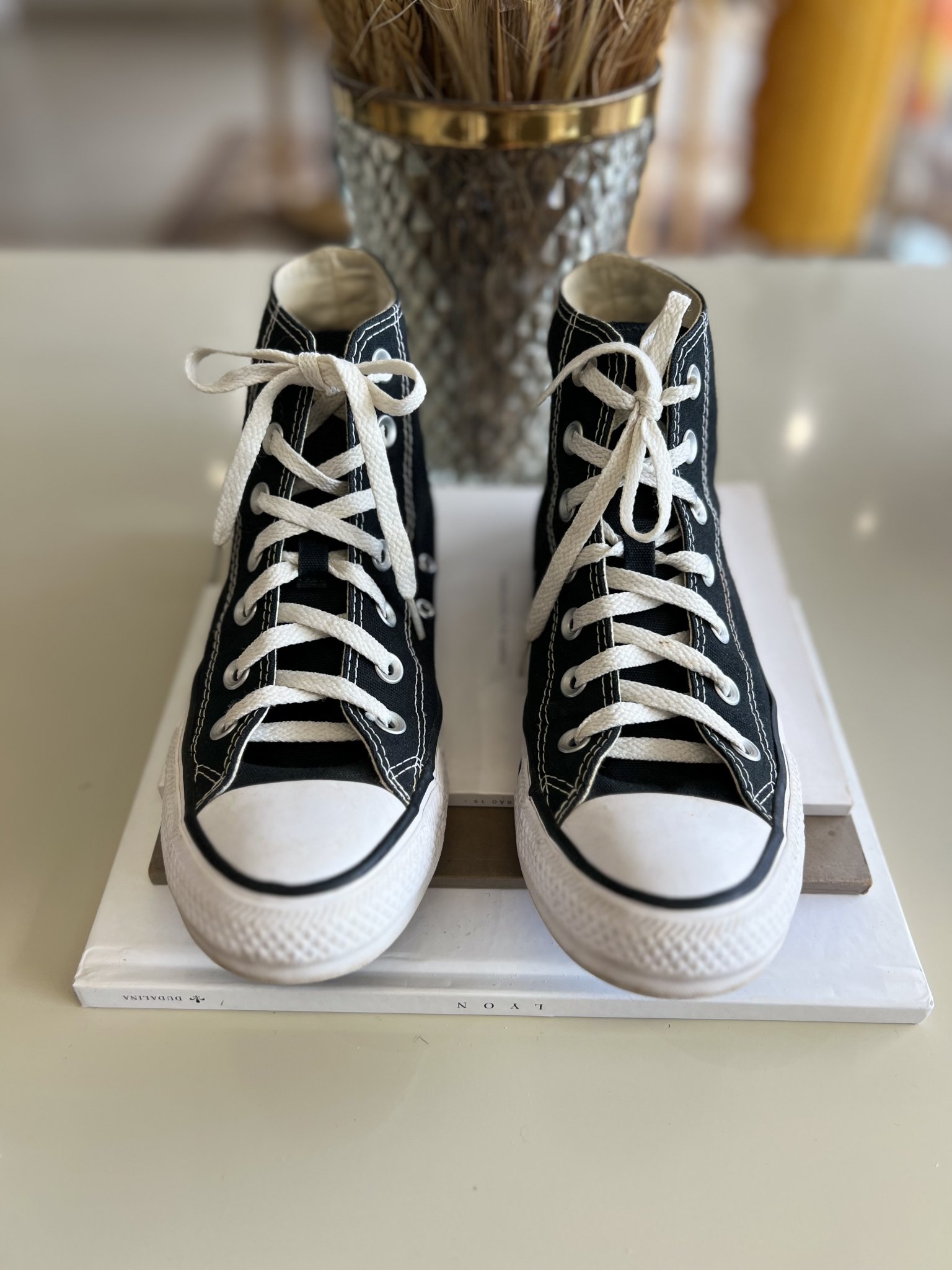 Tênis preto cano alto all star converse - 36 tamanho 36 - vista adicional 2