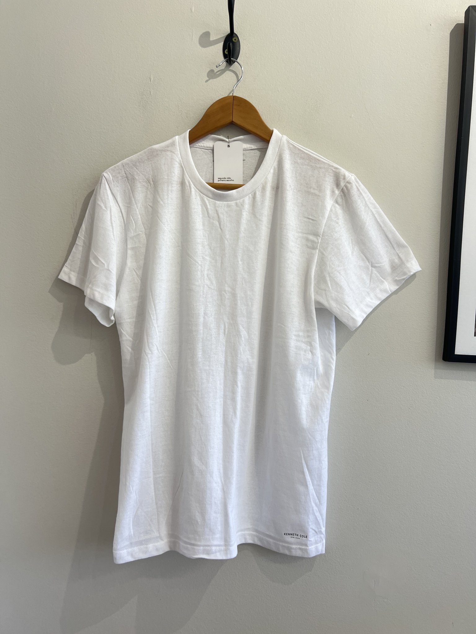 Camiseta branca Kenneth Cole - M branco tamanho M - foto principal