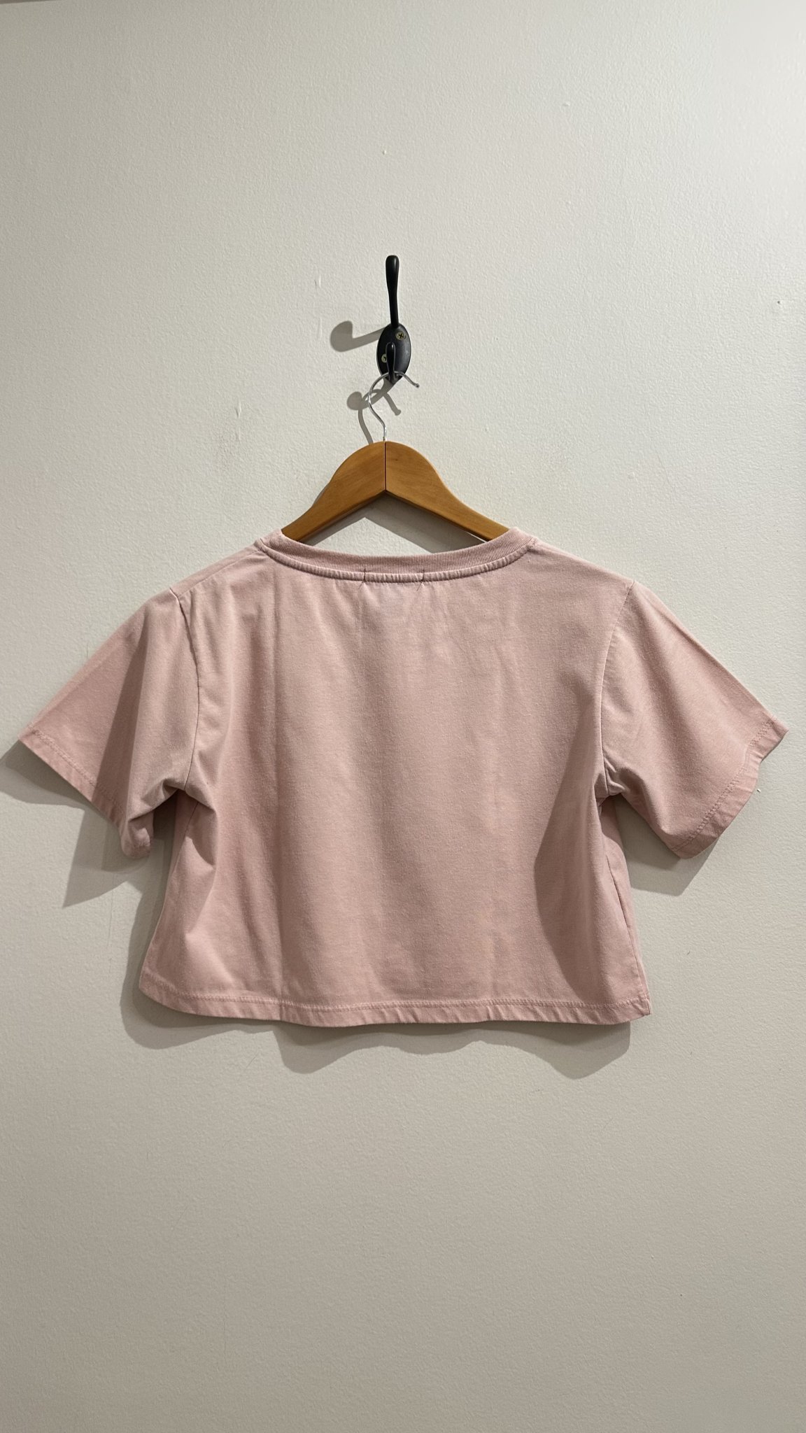 T-shirt cropped rosa Beach Summer Day Forever 21 - P tamanho P - vista adicional 2