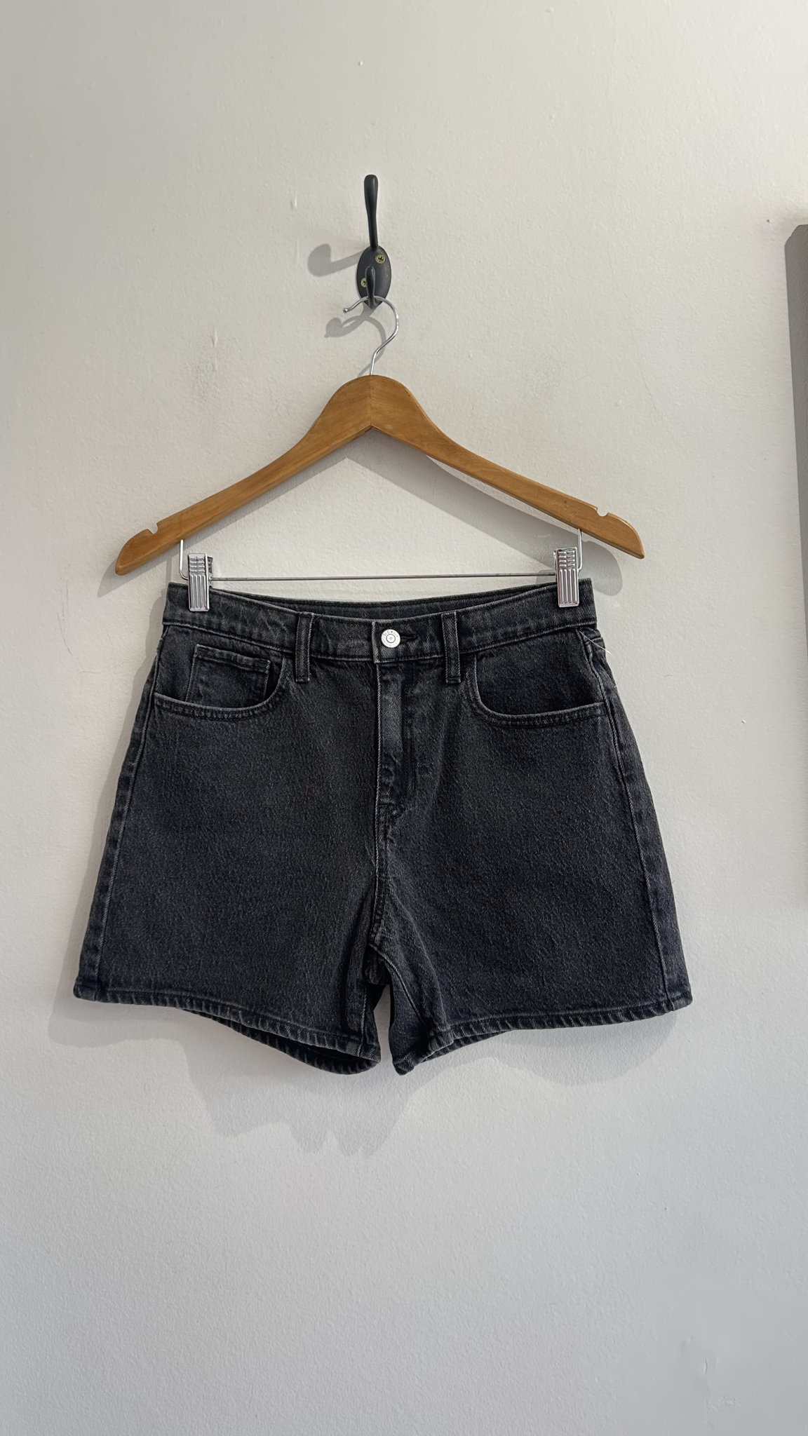 Short jeans preto Old Navy - P preto, azul-marinho tamanho P - foto principal