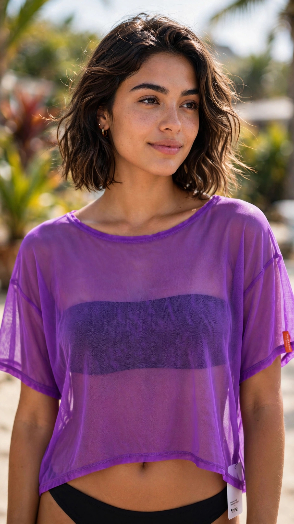 Blusa rosa de tule m/curta - G tamanho G - 23977-ia-alta-ctr-05