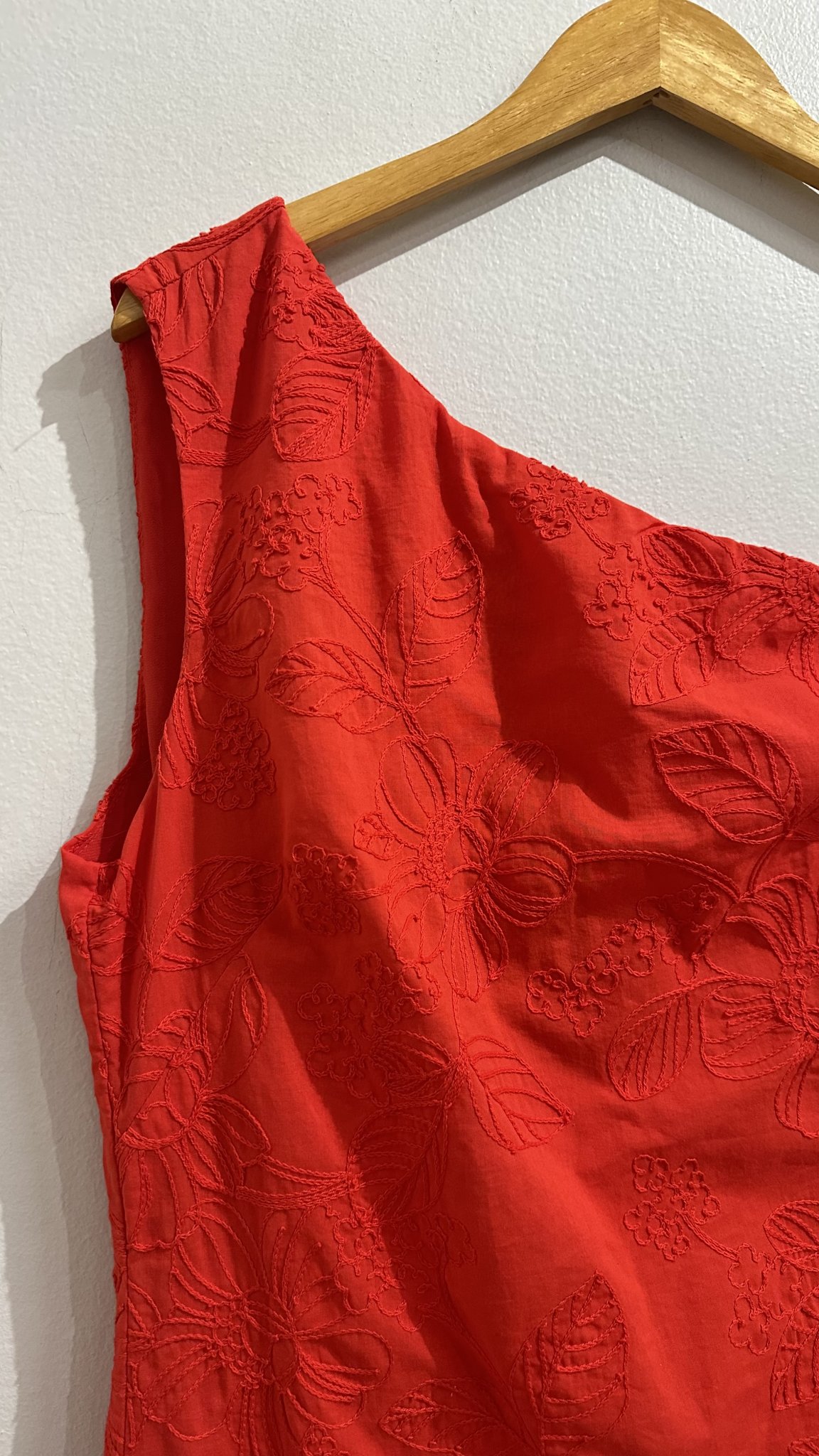 Vestido vermelho de laise m/nula Raizz - P tamanho P - vista adicional 2