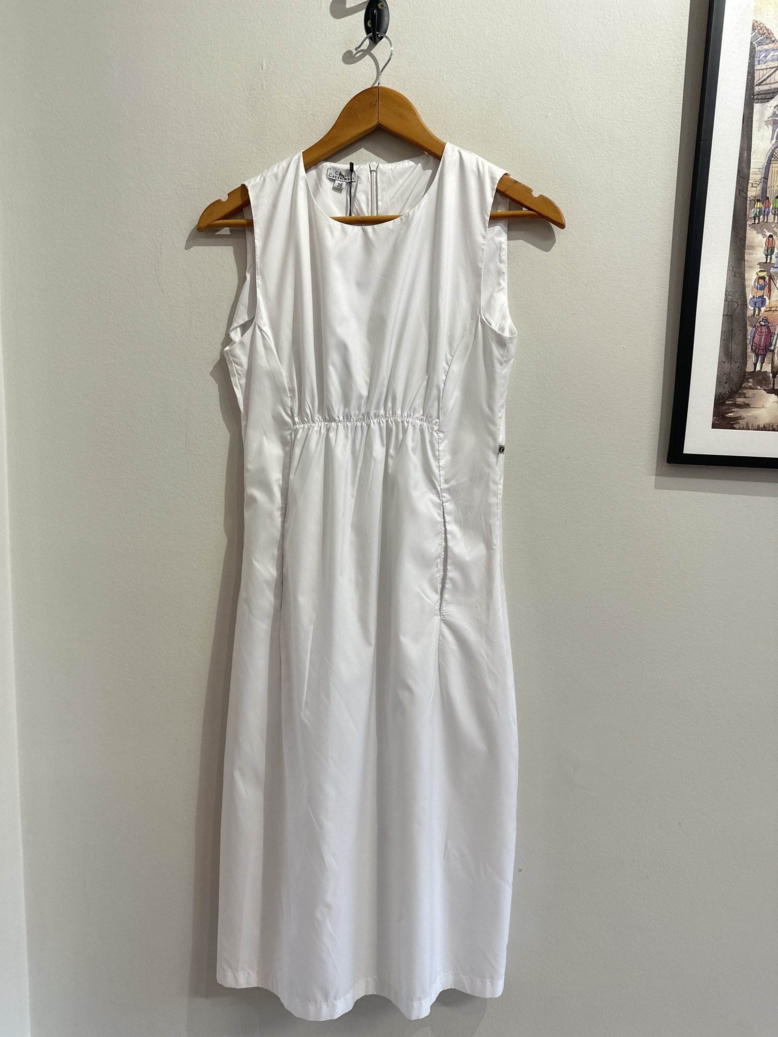Vestido branco modelo clássico s/manga tactel Colcci - 38 tamanho 38 - foto principal