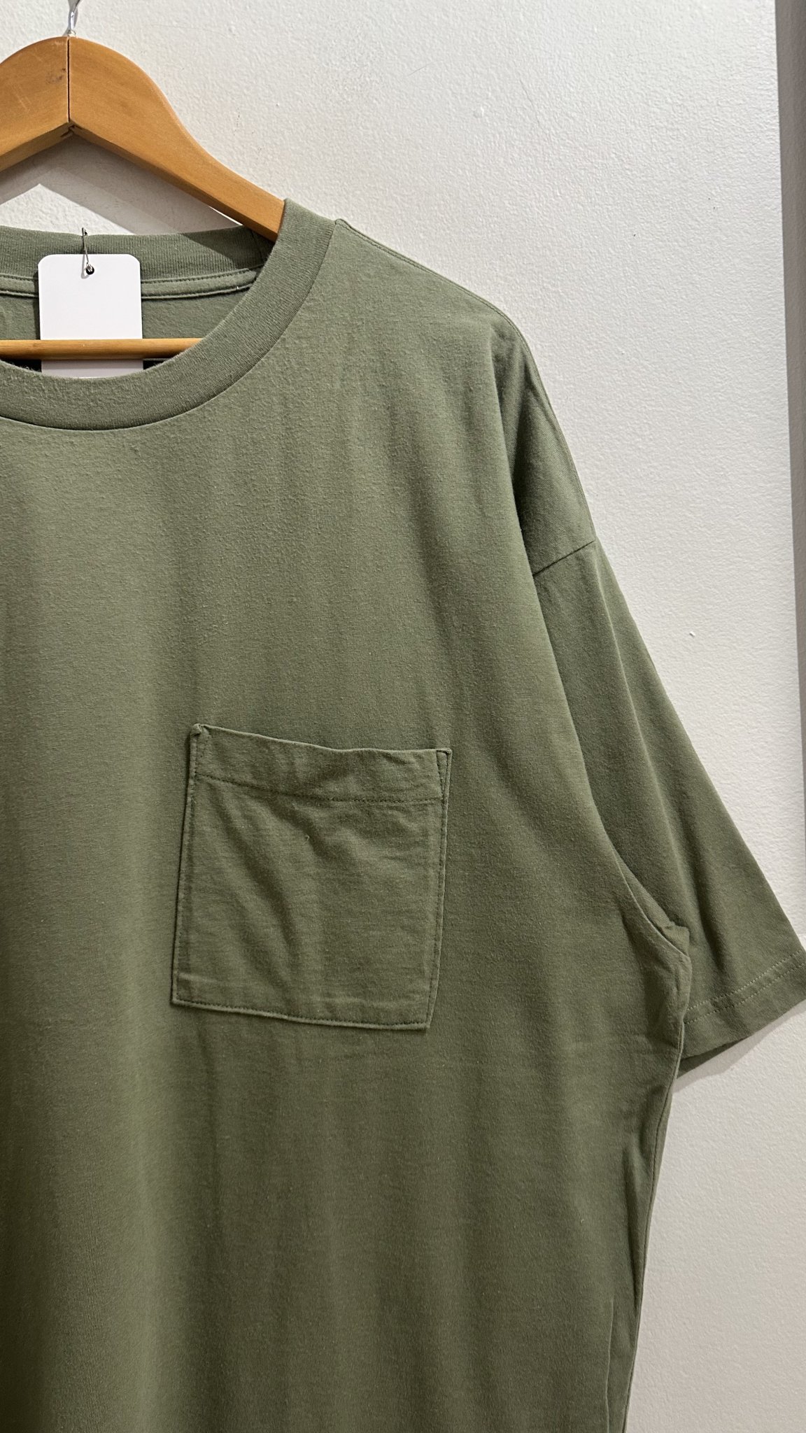 Camiseta verde oliva de algodão Gap - GG tamanho GG - vista adicional 2