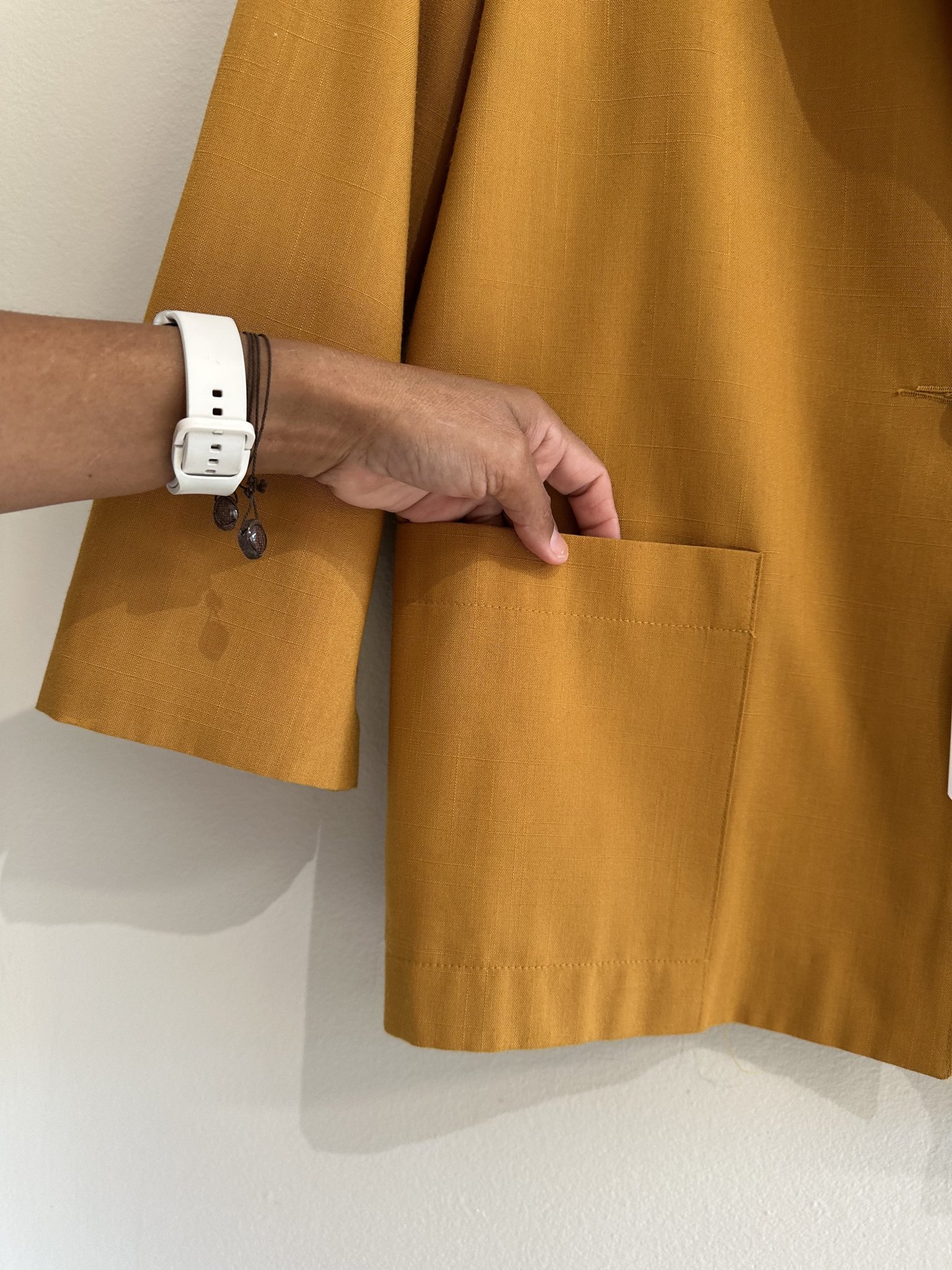 Blazer mostarda fecho de um botão Sag Harbor - 42 Laranja tamanho 42 - vista adicional 2