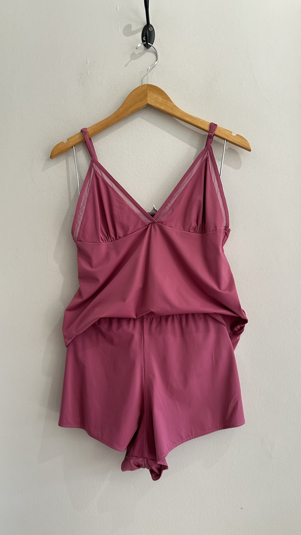 Conjunto babydoll blusa e short rosa Zeerucci - M tamanho M - foto principal