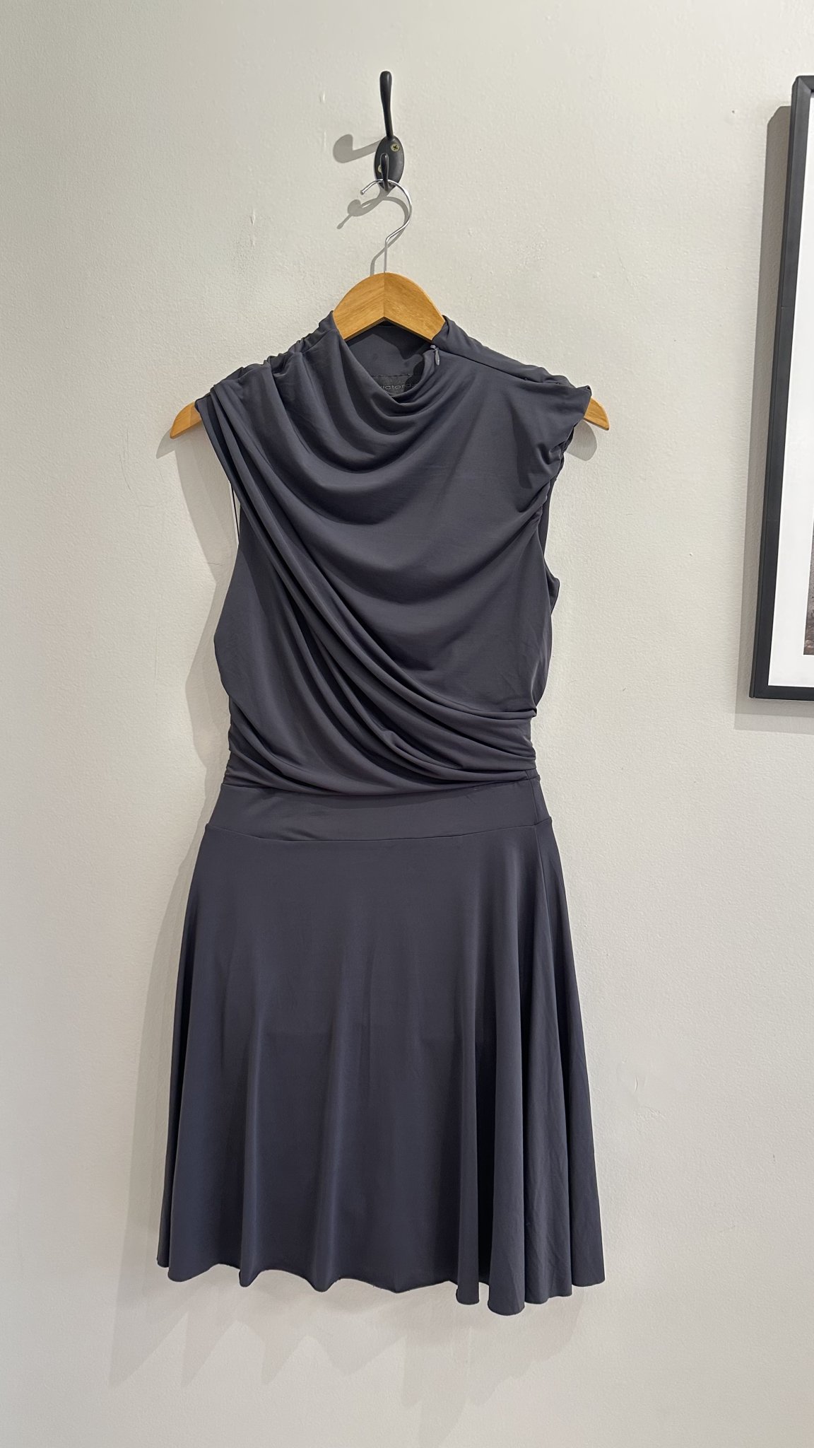 Vestido chumbo de malha fria Victor Dzenk - G tamanho G - foto principal