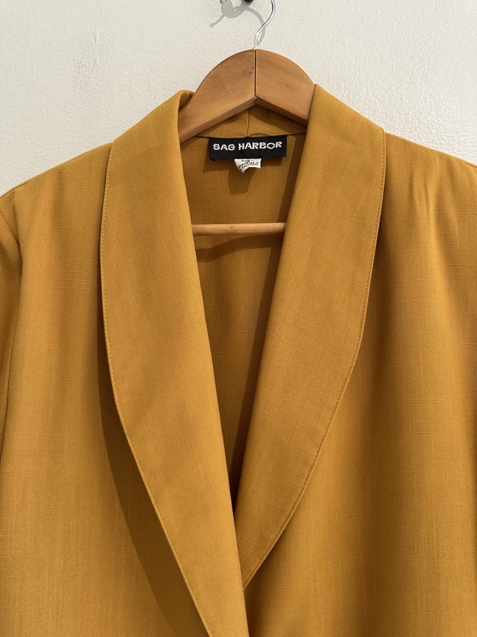 Blazer mostarda fecho de um botão Sag Harbor - 42 Laranja tamanho 42 - vista adicional 3