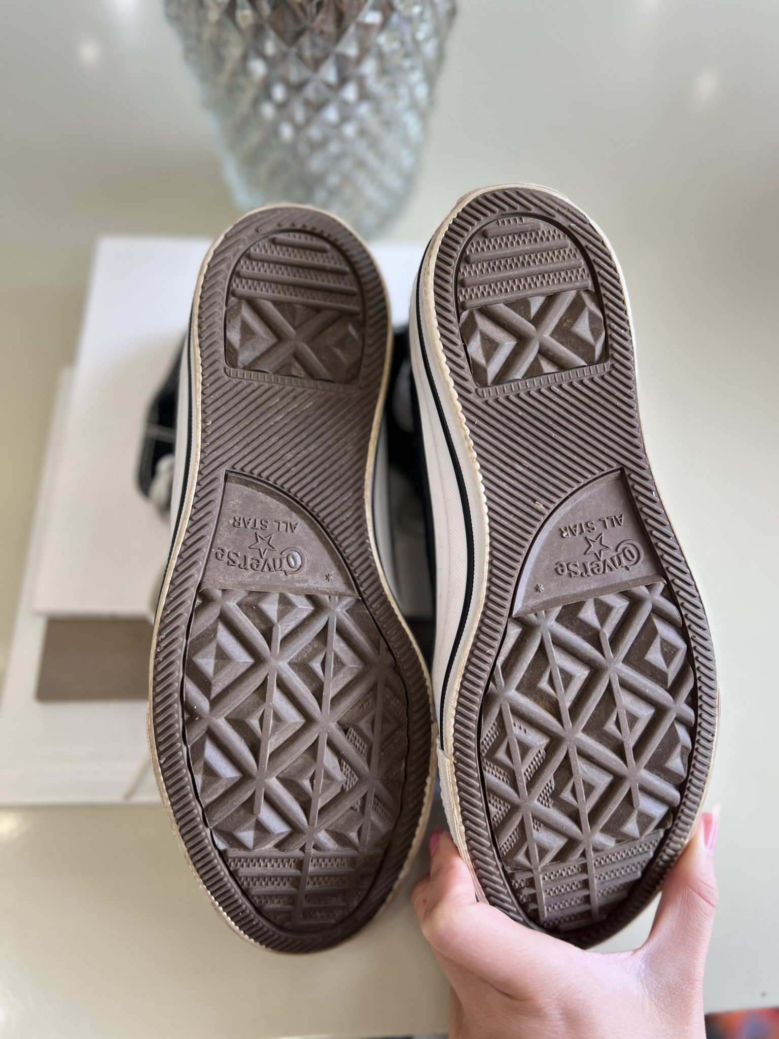 Tênis preto cano alto all star converse - 36 tamanho 36 - vista adicional 4