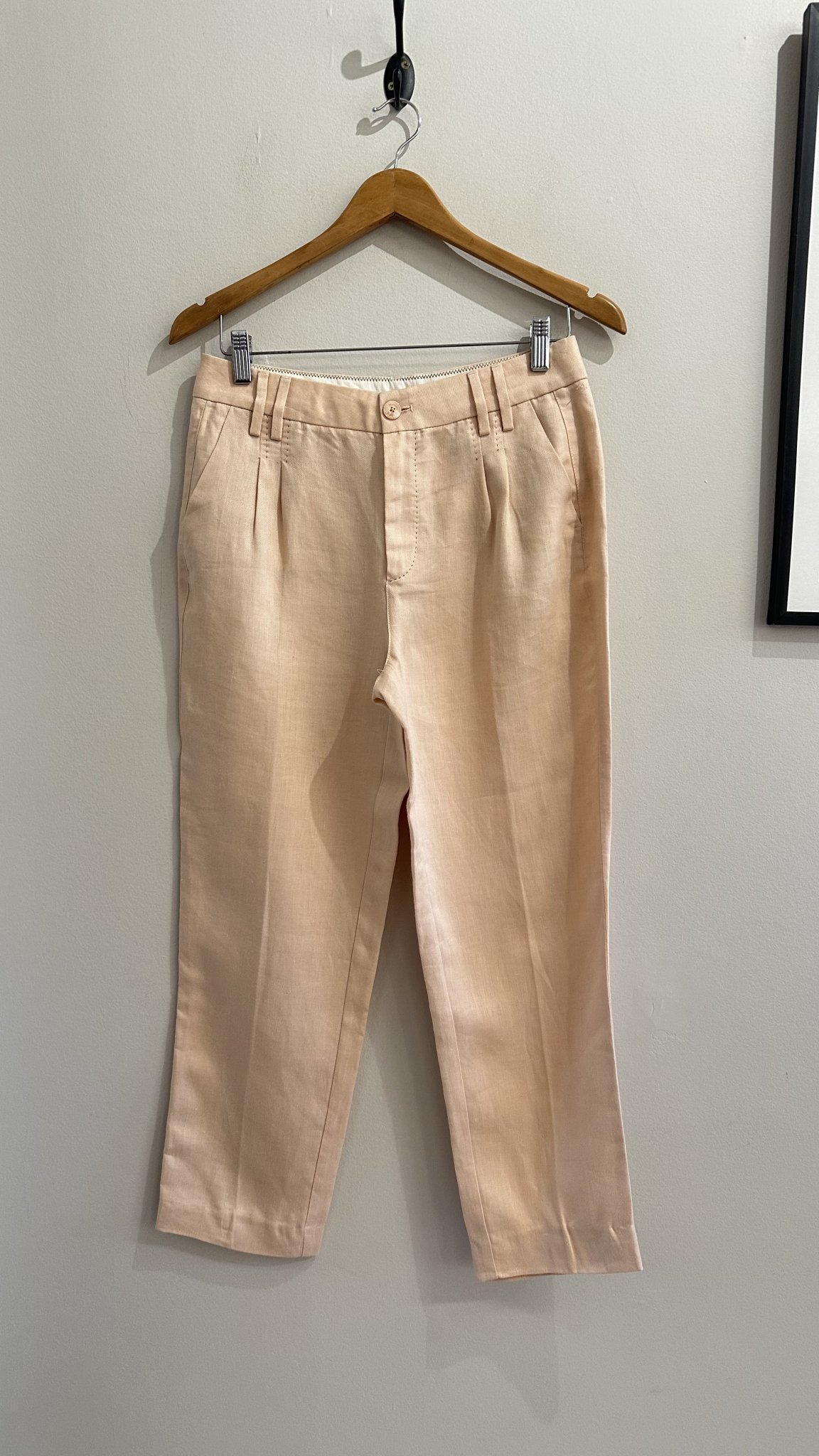 Calça alfaiataria rosa pastel Massimo Dutti - 38/40 tamanho 38/40 - foto principal