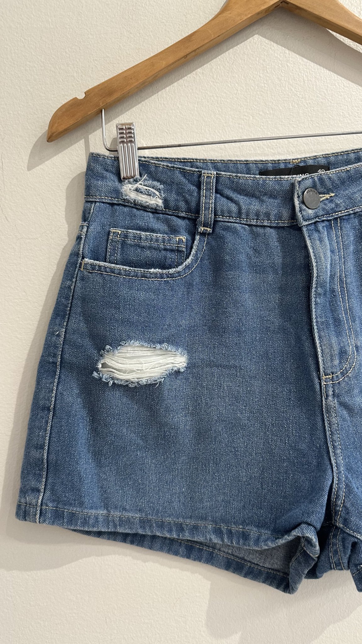 Short jeans Hering - 40 tamanho 40 - vista adicional 2