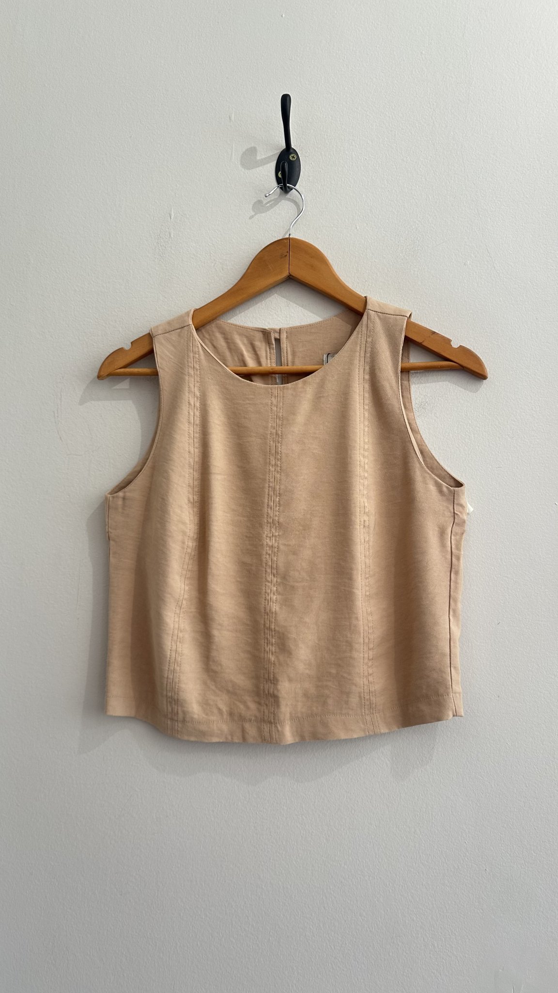 Blusa bege s/manga French - P tamanho P - foto principal