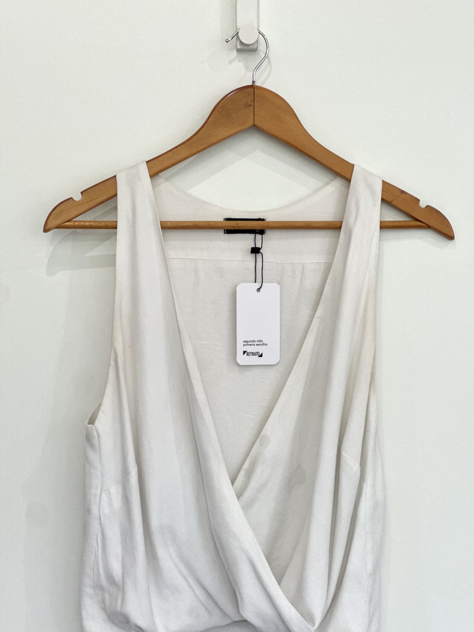 Blusa branca Alicia - P branco tamanho P - vista adicional 2
