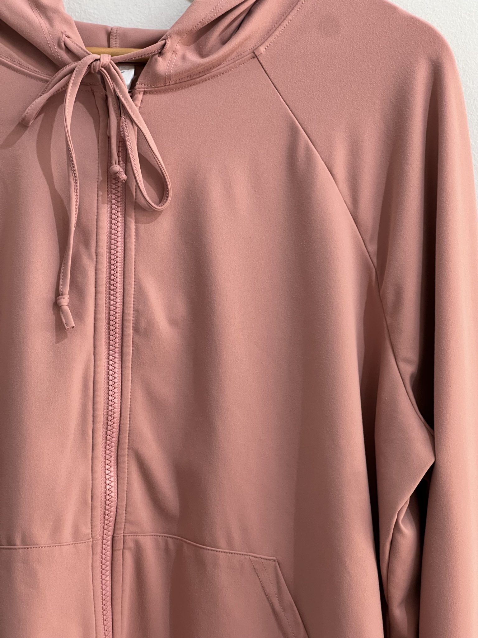 Jaqueta rosa fecho em zíper com capuz - G tamanho G - vista adicional 4