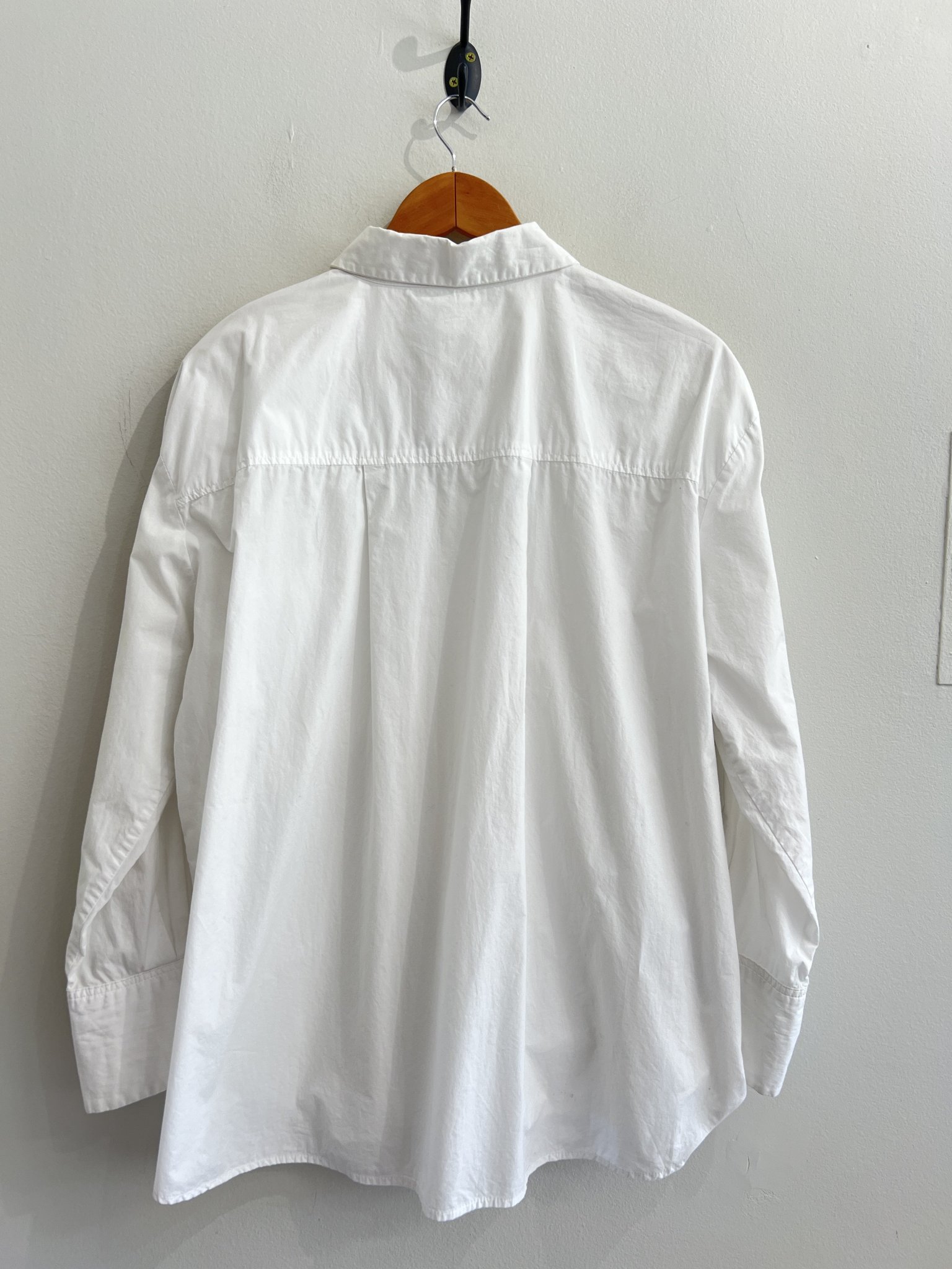 Camisa branca m/longa MNG de algodão - G Branco tamanho G - vista adicional 2