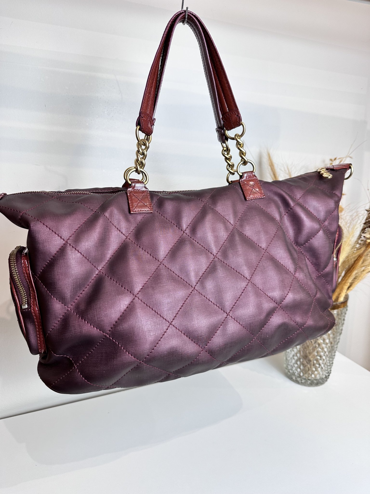 Bolsa tiracolo roxa Saad roxo - vista adicional 4