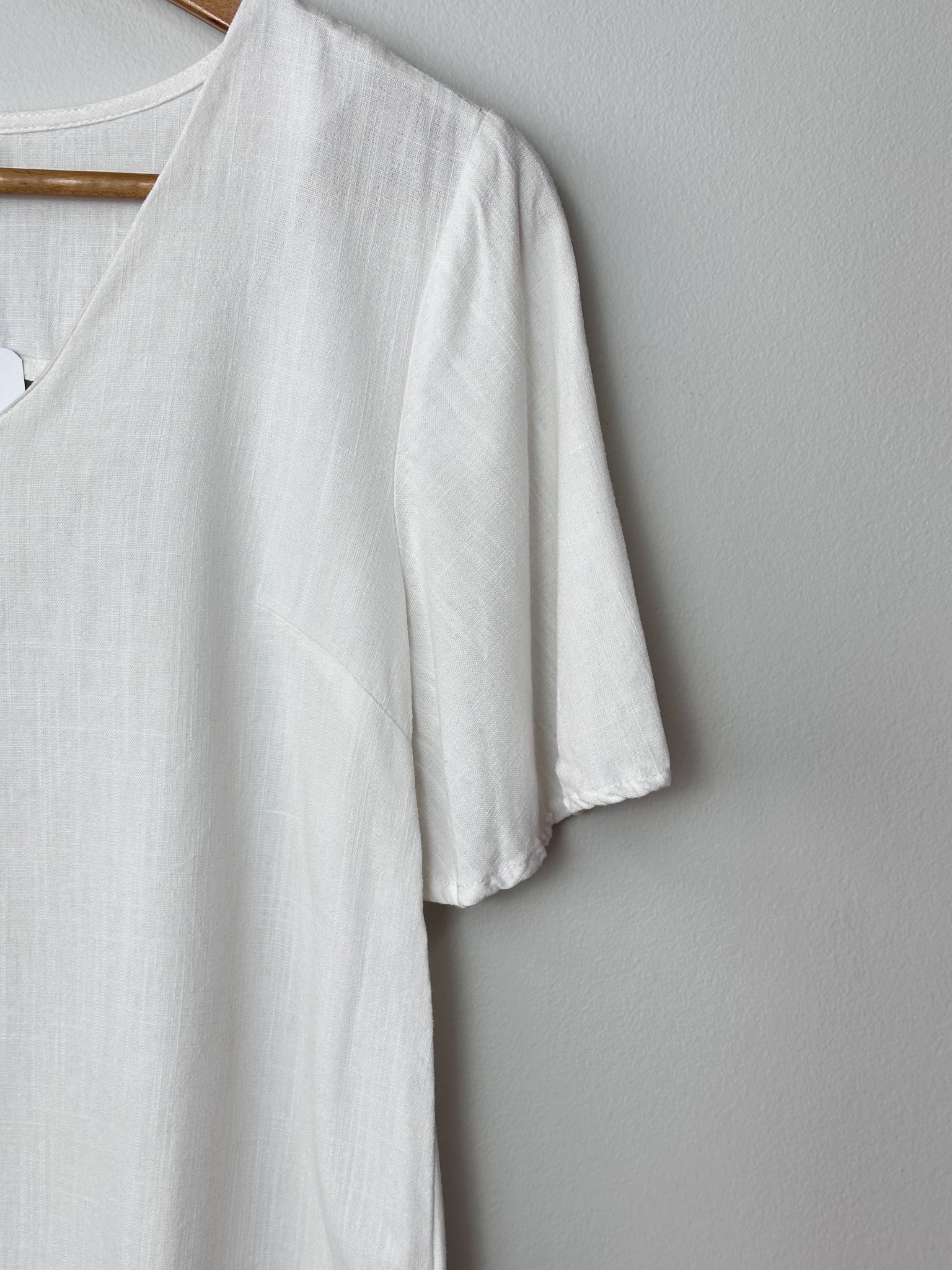 Blusa branca manga curta Marfinno - M branco tamanho M - vista adicional 2