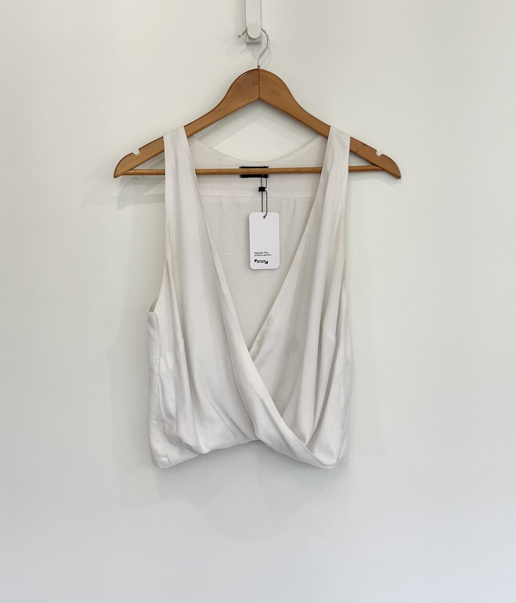Blusa branca Alicia - P branco tamanho P - foto principal