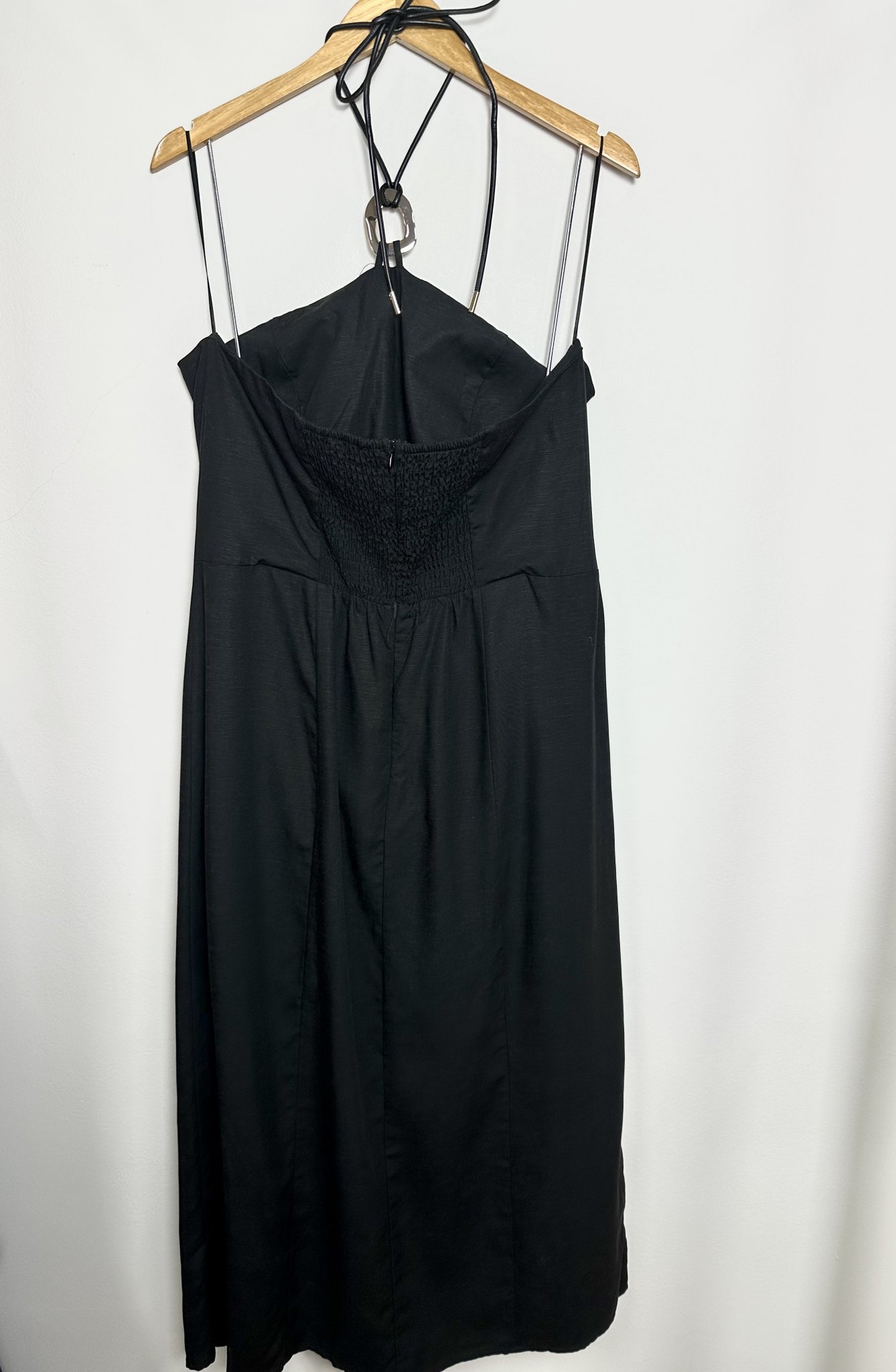 Vestido liocel e linho AK - GG Preto tamanho GG - vista adicional 3