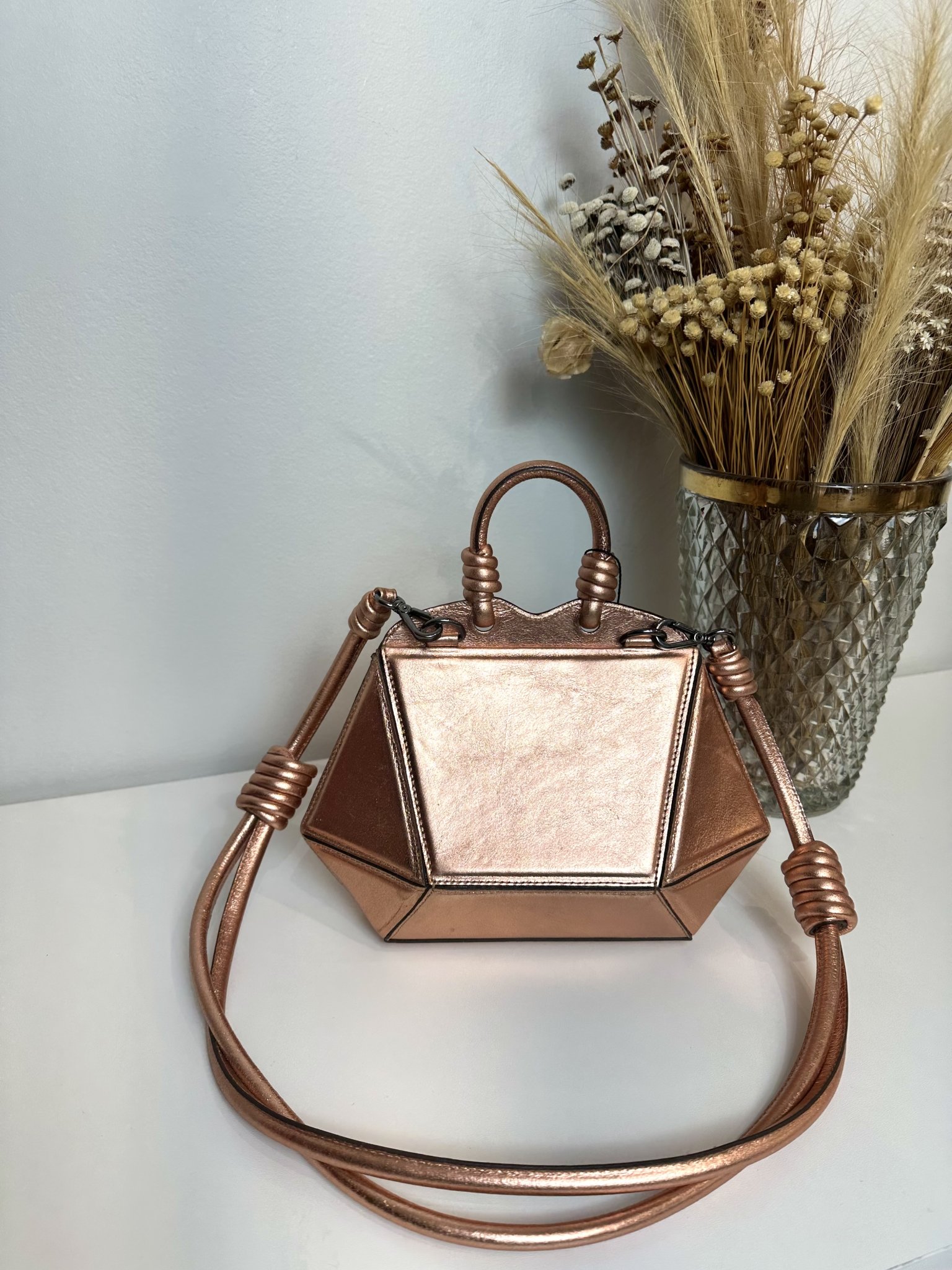 Bolsa Baby Diamante Ouro - vista adicional 3