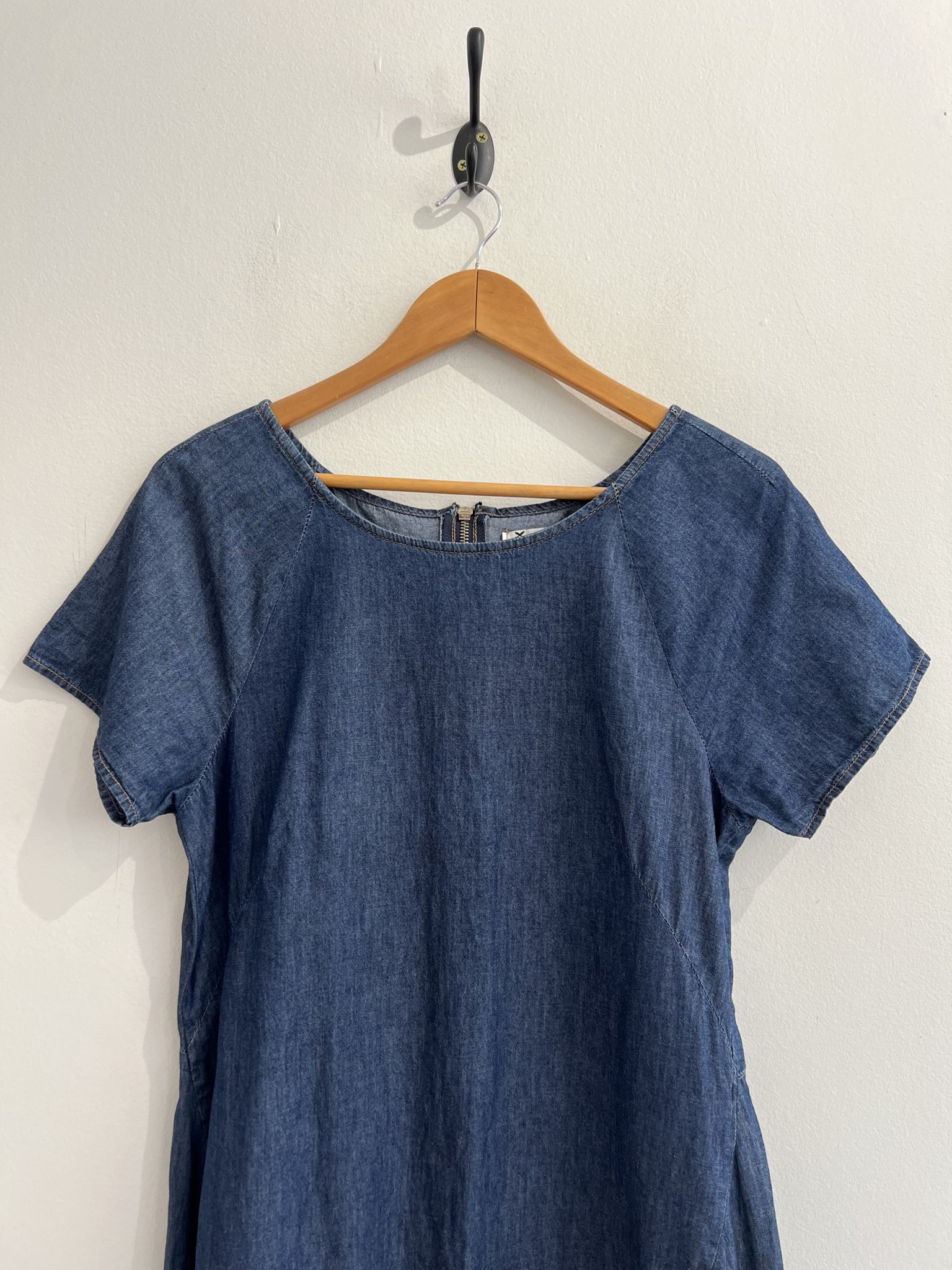Vestido jeans Hering - M Azul tamanho M - vista adicional 2