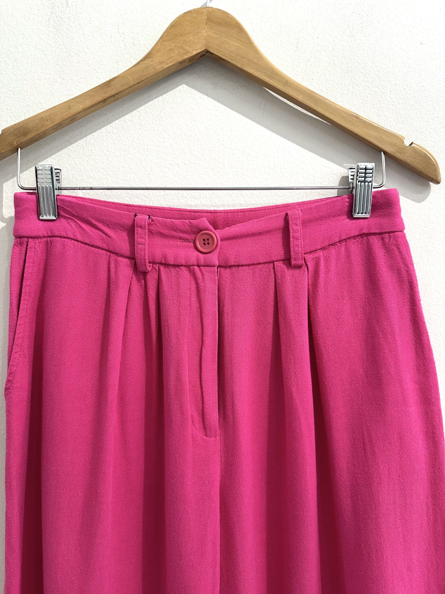 Calça pantalona rosa Cor Doce - P tamanho P - vista adicional 2