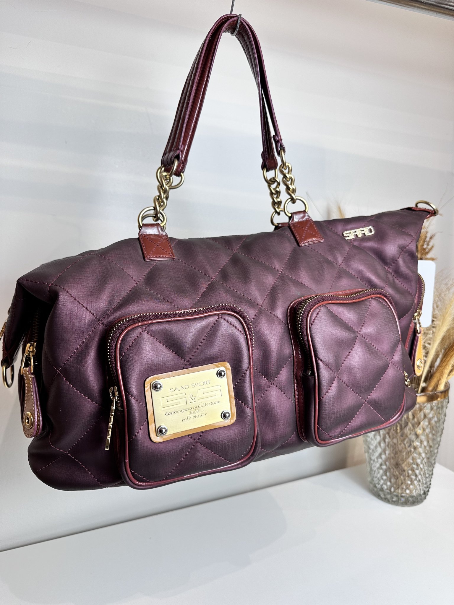 Bolsa tiracolo roxa Saad roxo - foto principal