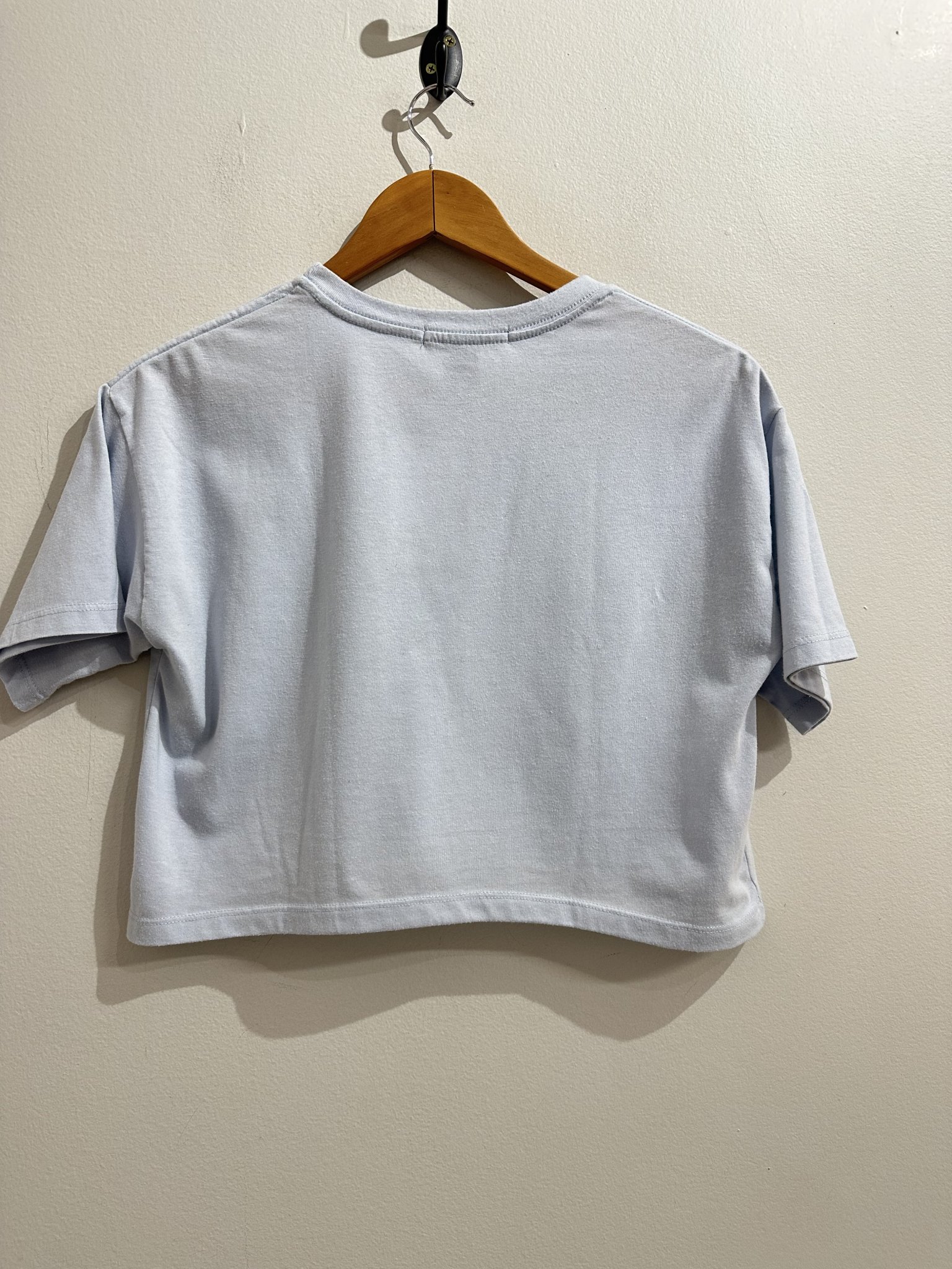 T-shirt cropped azul Enjoy Forever 21 - P tamanho P - vista adicional 5