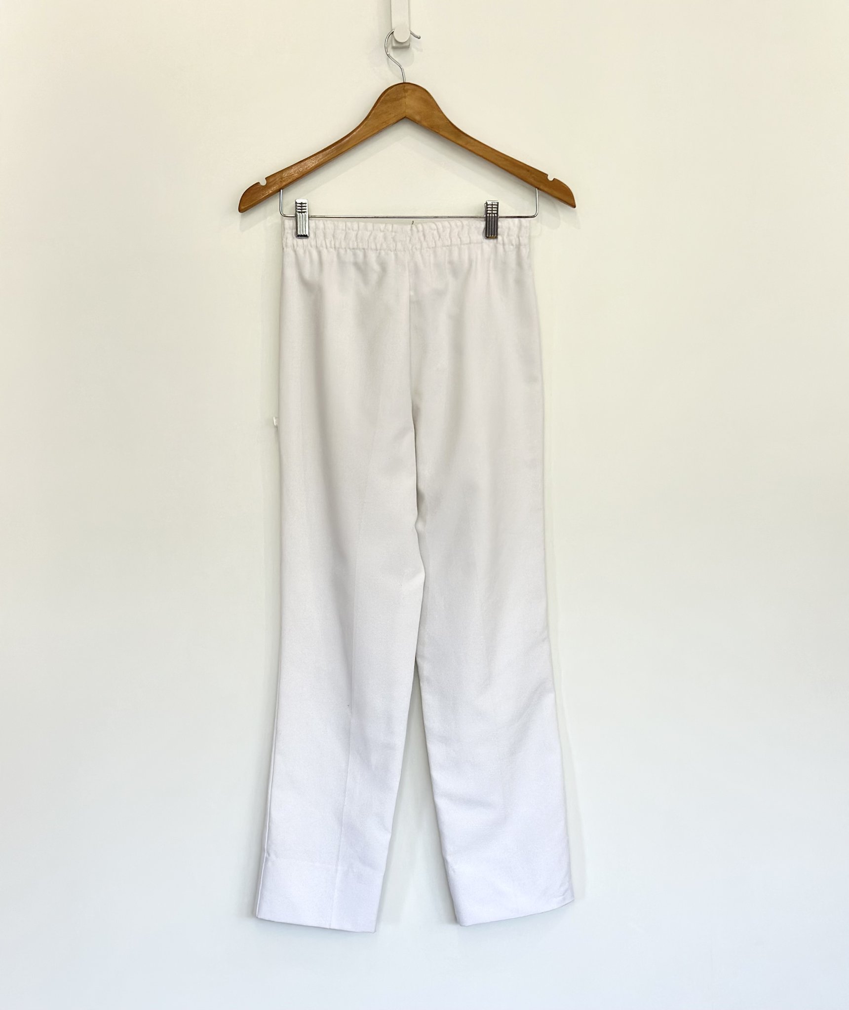 Calça alfaiataria branca vintage Cori - 40 branco tamanho 40 - vista adicional 3