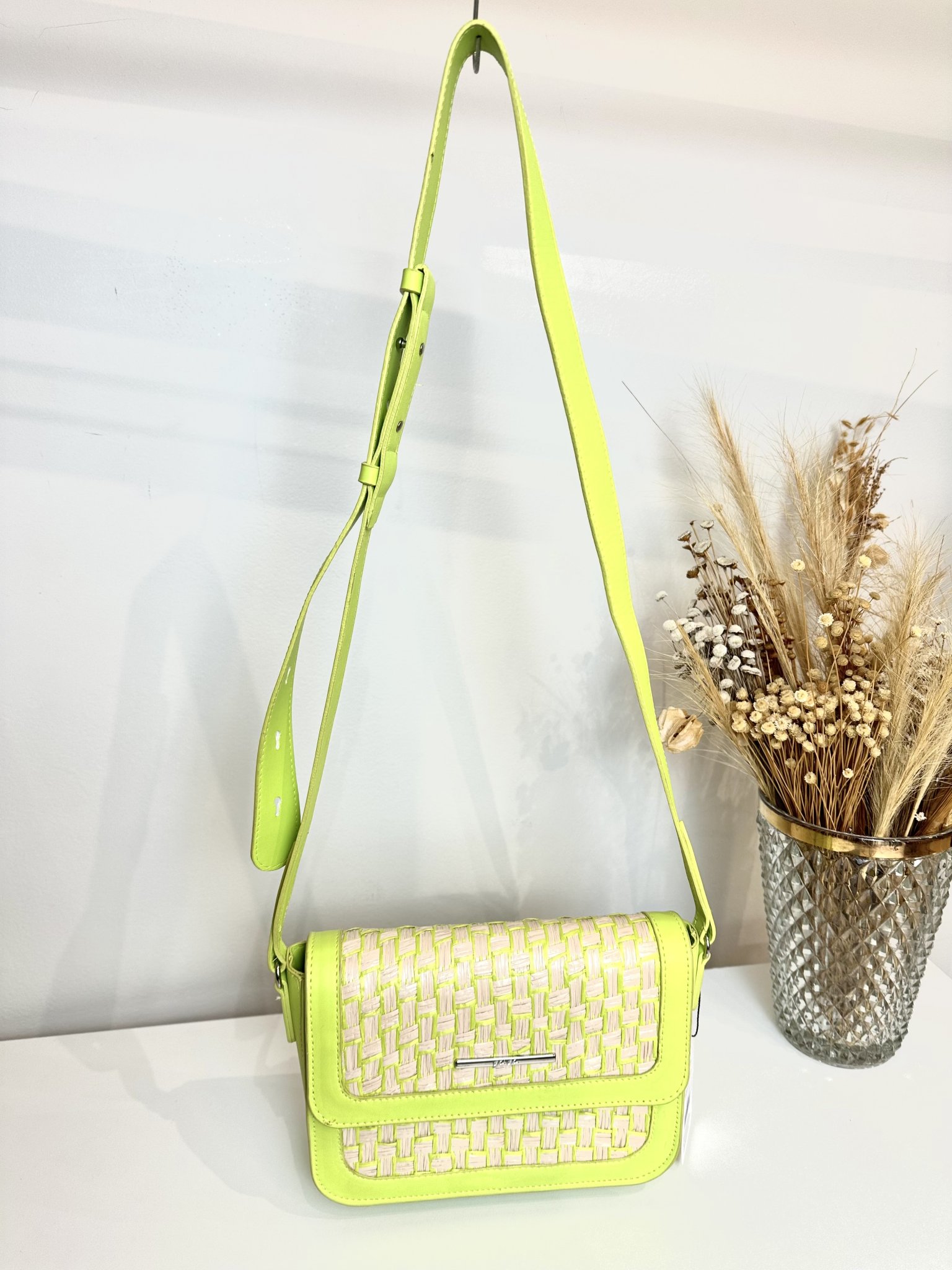 Bolsa tiracolo verde neon Lez a Lez - vista adicional 4
