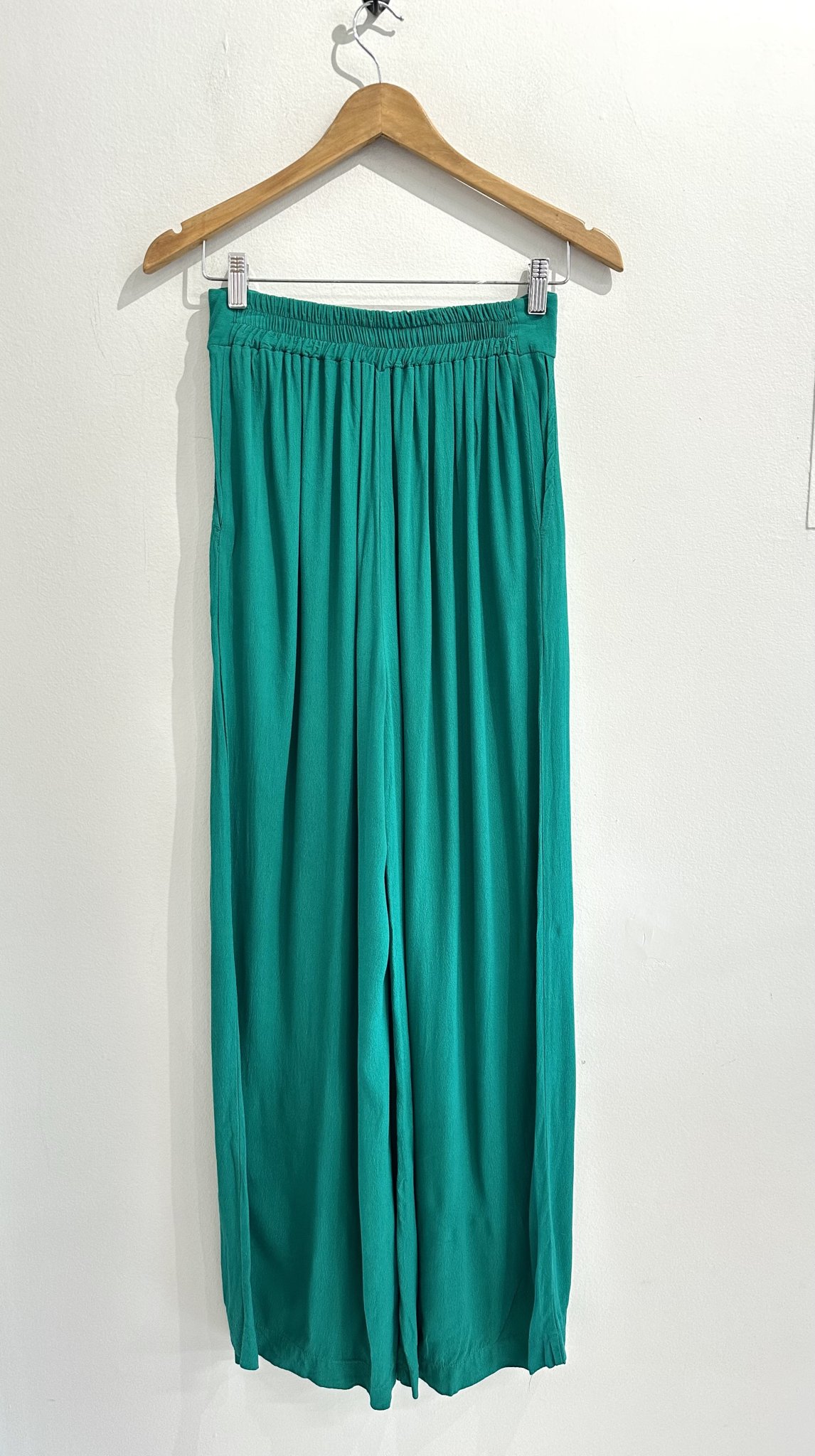 Calça pantalona verde Zinzane - P tamanho P - vista adicional 3