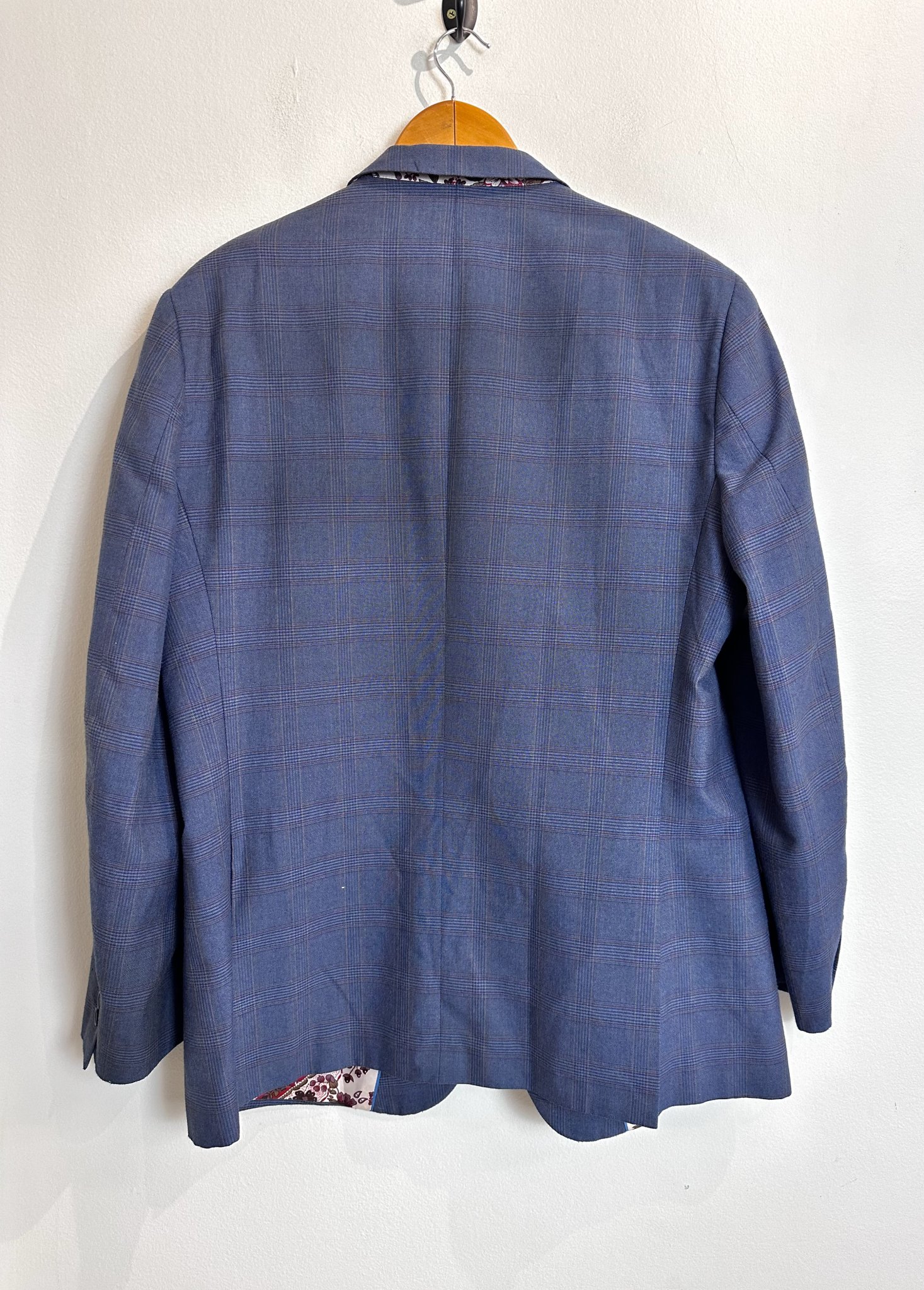 Blazer xadrez príncipe de gales azul Alan Flusser - G tamanho G - vista adicional 4