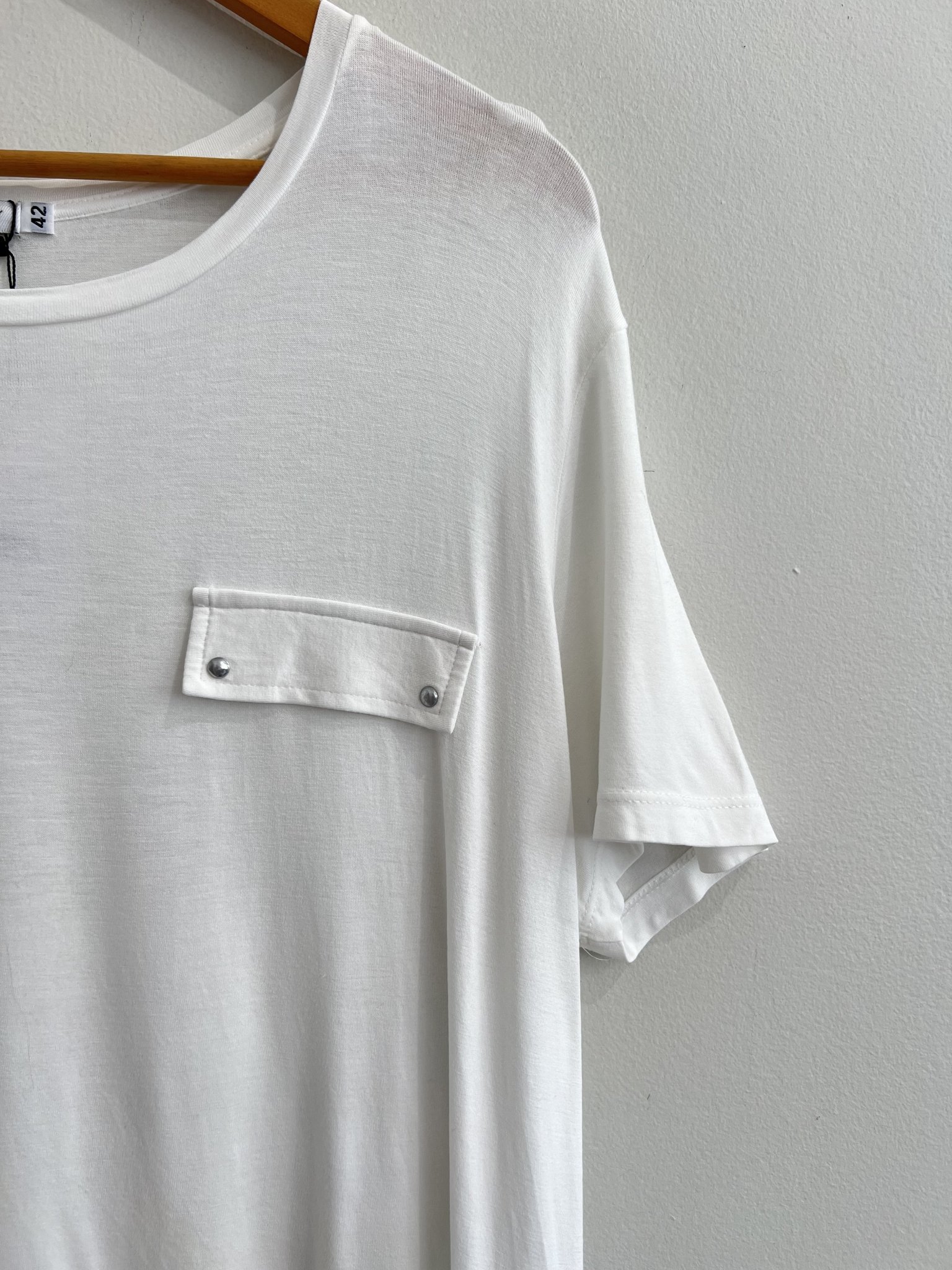 Blusa branca Gregory - M branco tamanho M - vista adicional 4