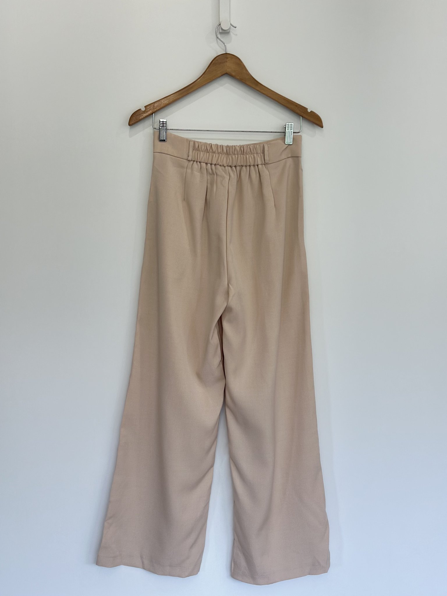 Calça pantalona bege - P tamanho P - vista adicional 3