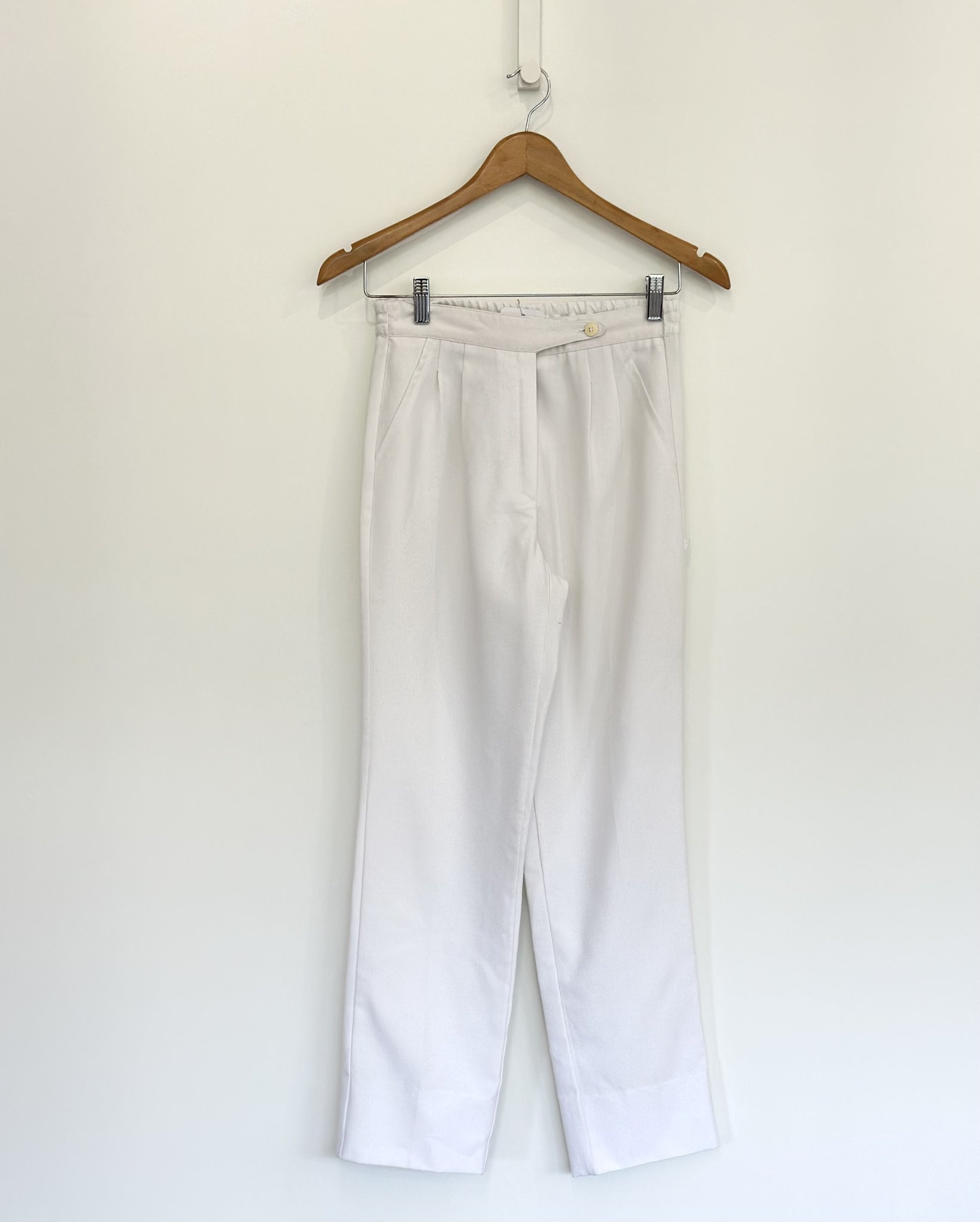 Calça alfaiataria branca vintage Cori - 40 branco tamanho 40 - foto principal