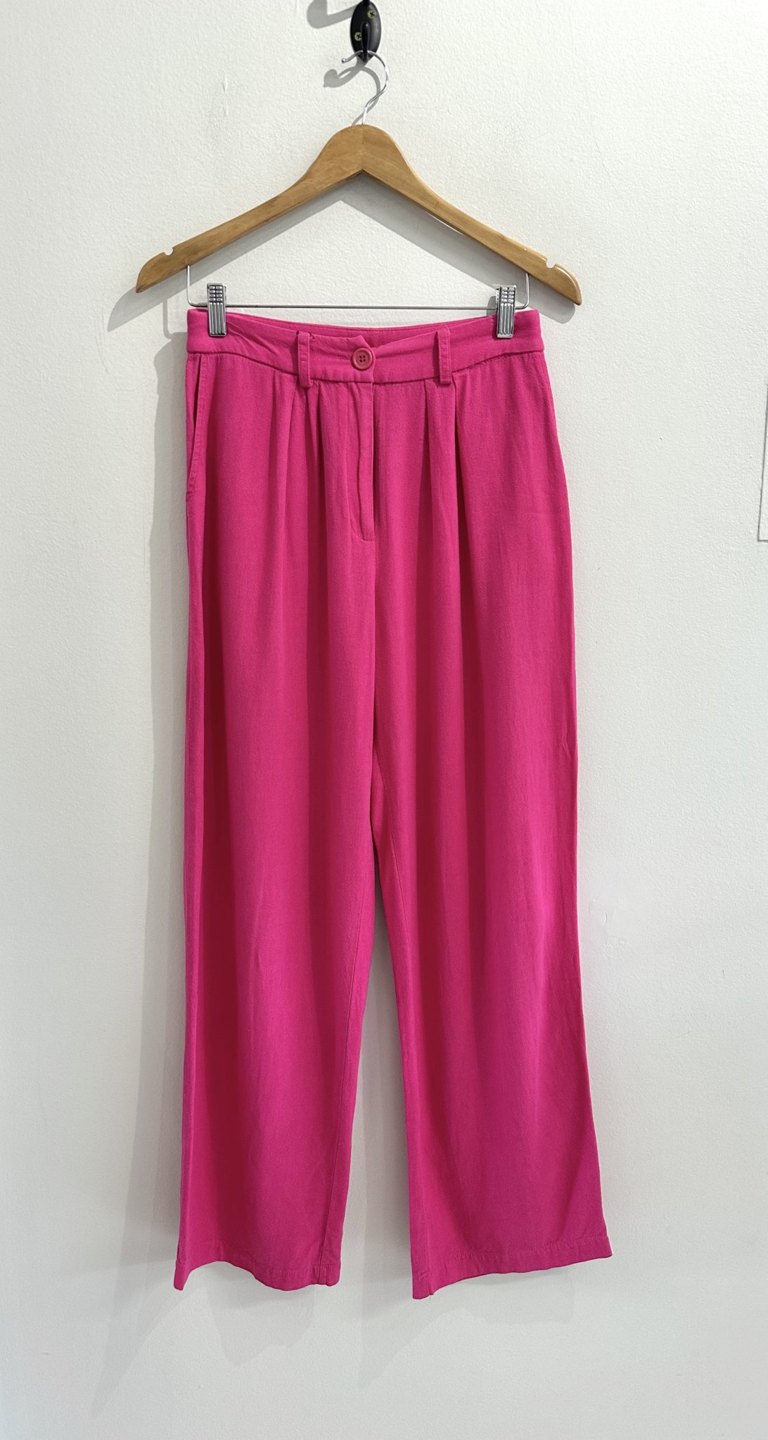 Calça pantalona rosa Cor Doce - P tamanho P - foto principal