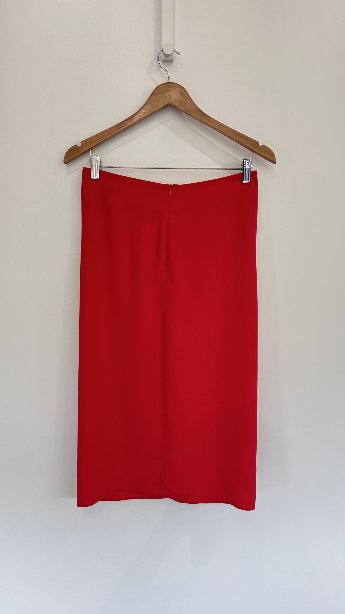 Saia midi vermelha Zara - P vermelho tamanho P - vista adicional 3