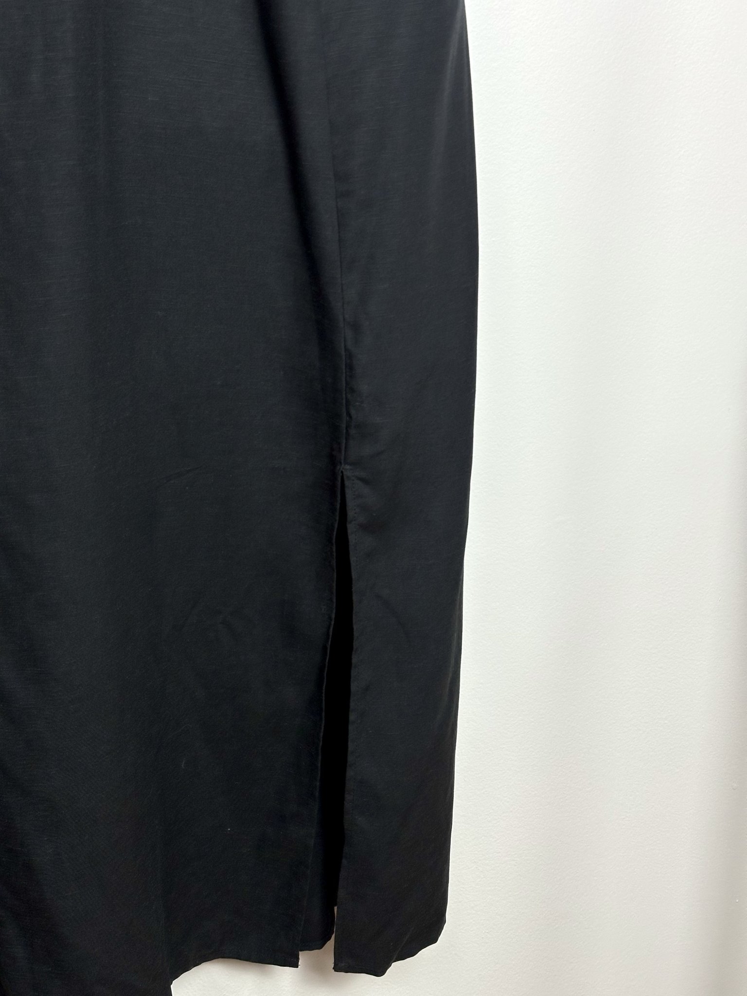 Vestido liocel e linho AK - GG Preto tamanho GG - vista adicional 4