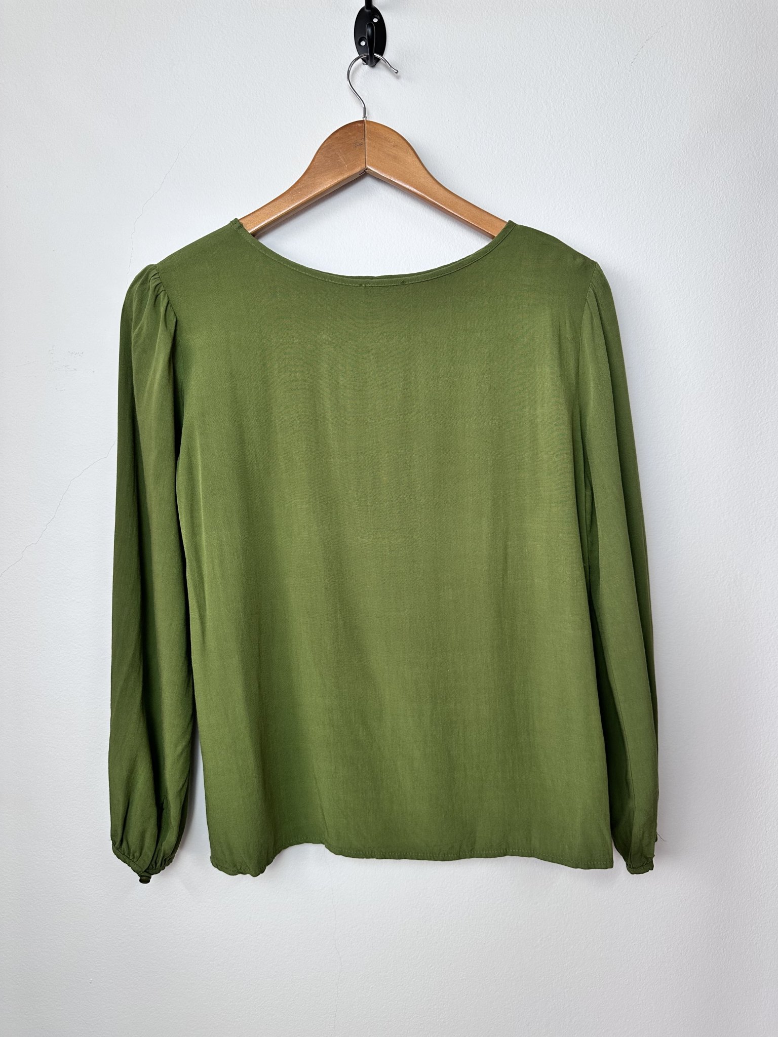 Blusa verde manga longa Kalli - M tamanho M - vista adicional 4