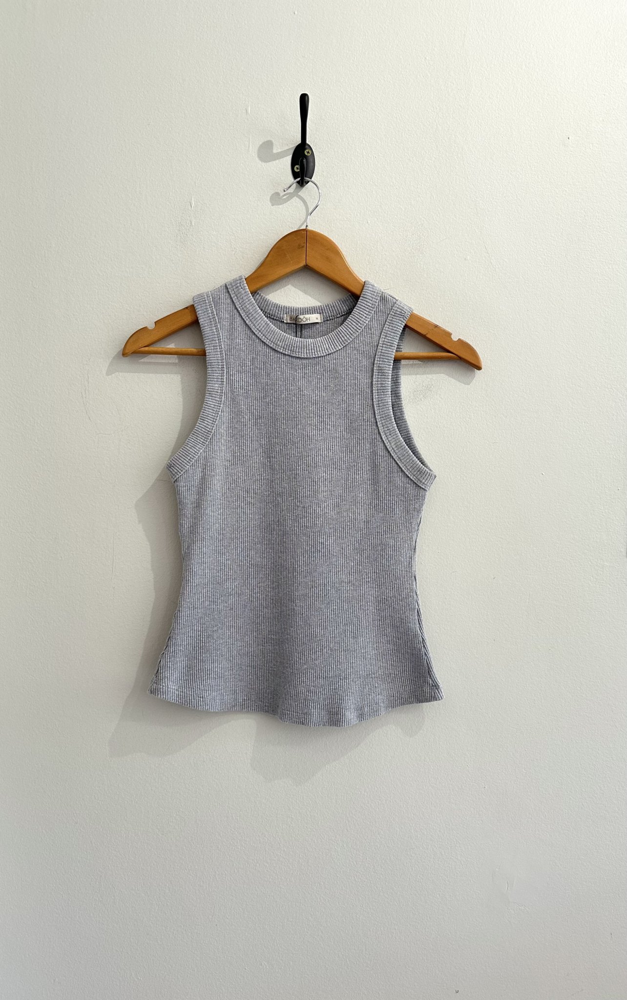 Blusa regata cinza canelada Bardôh - M tamanho M - foto principal