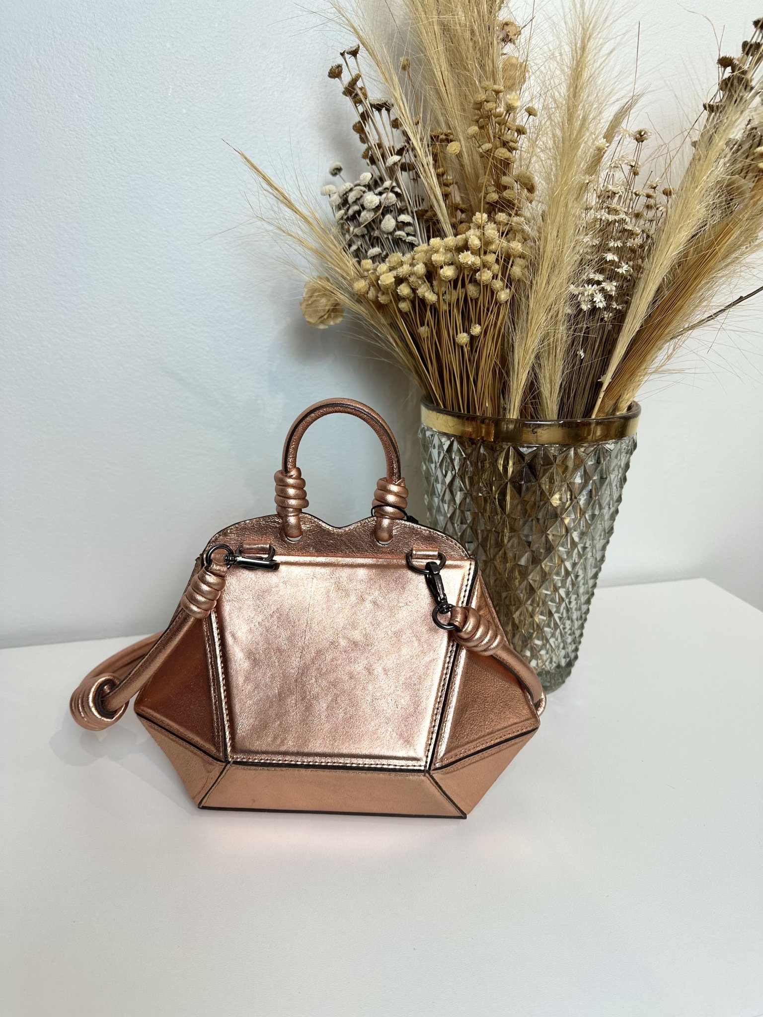 Bolsa Baby Diamante Ouro - vista adicional 2