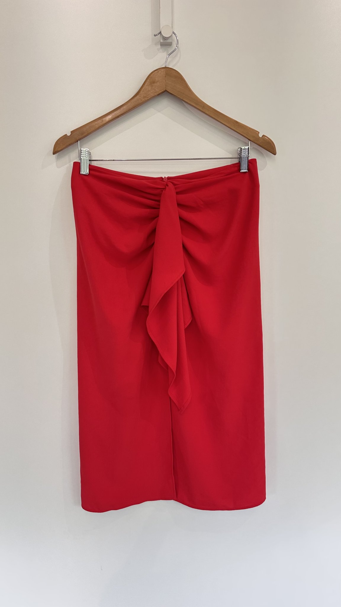 Saia midi vermelha Zara - P vermelho tamanho P - foto principal