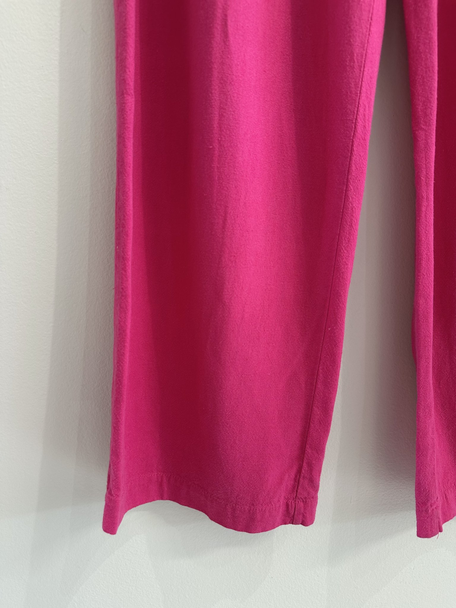Calça pantalona rosa Cor Doce - P tamanho P - vista adicional 4