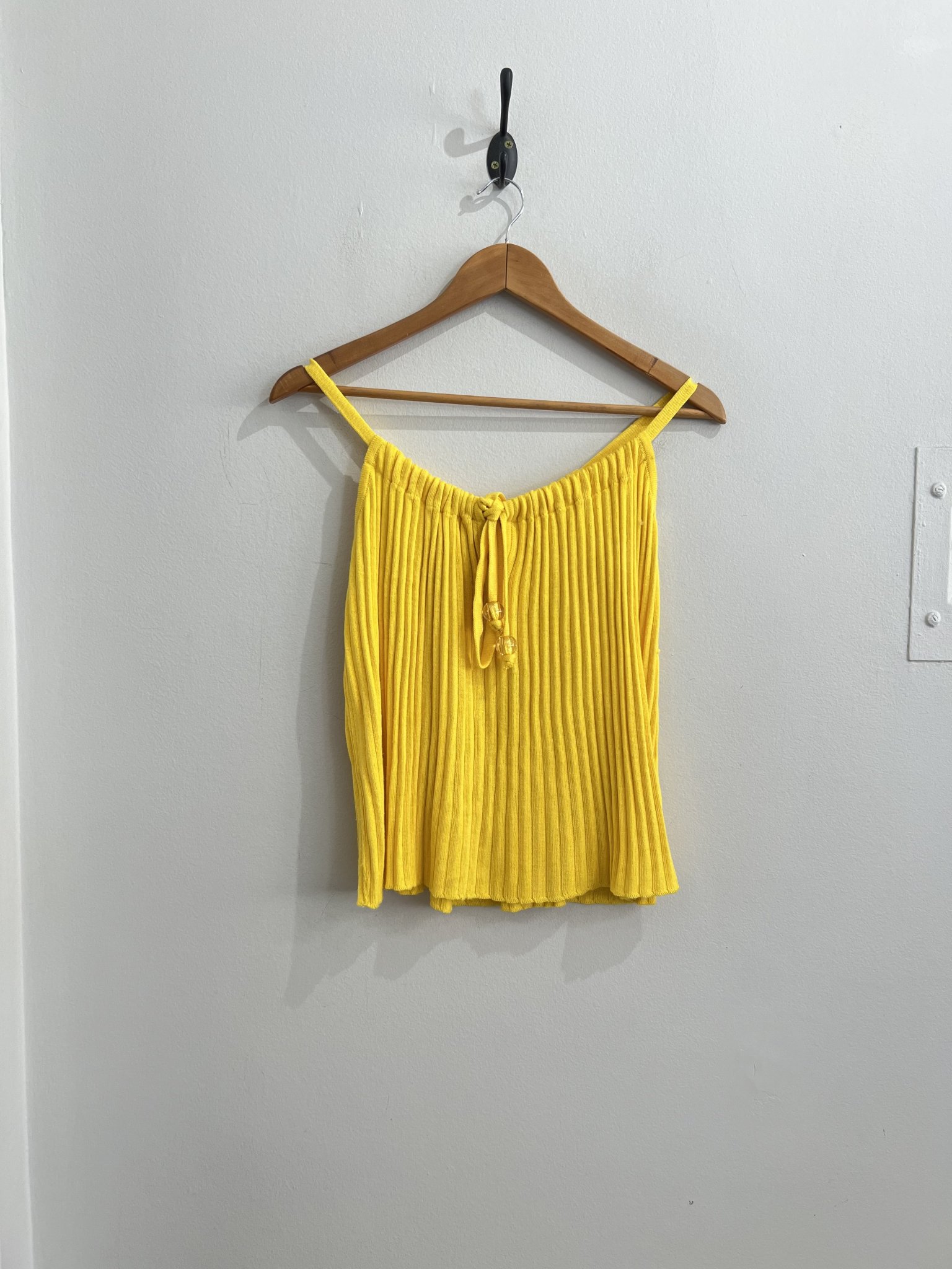 Blusa amarela gema tricô canelado Ruth Valente - M amarelo tamanho M - foto principal