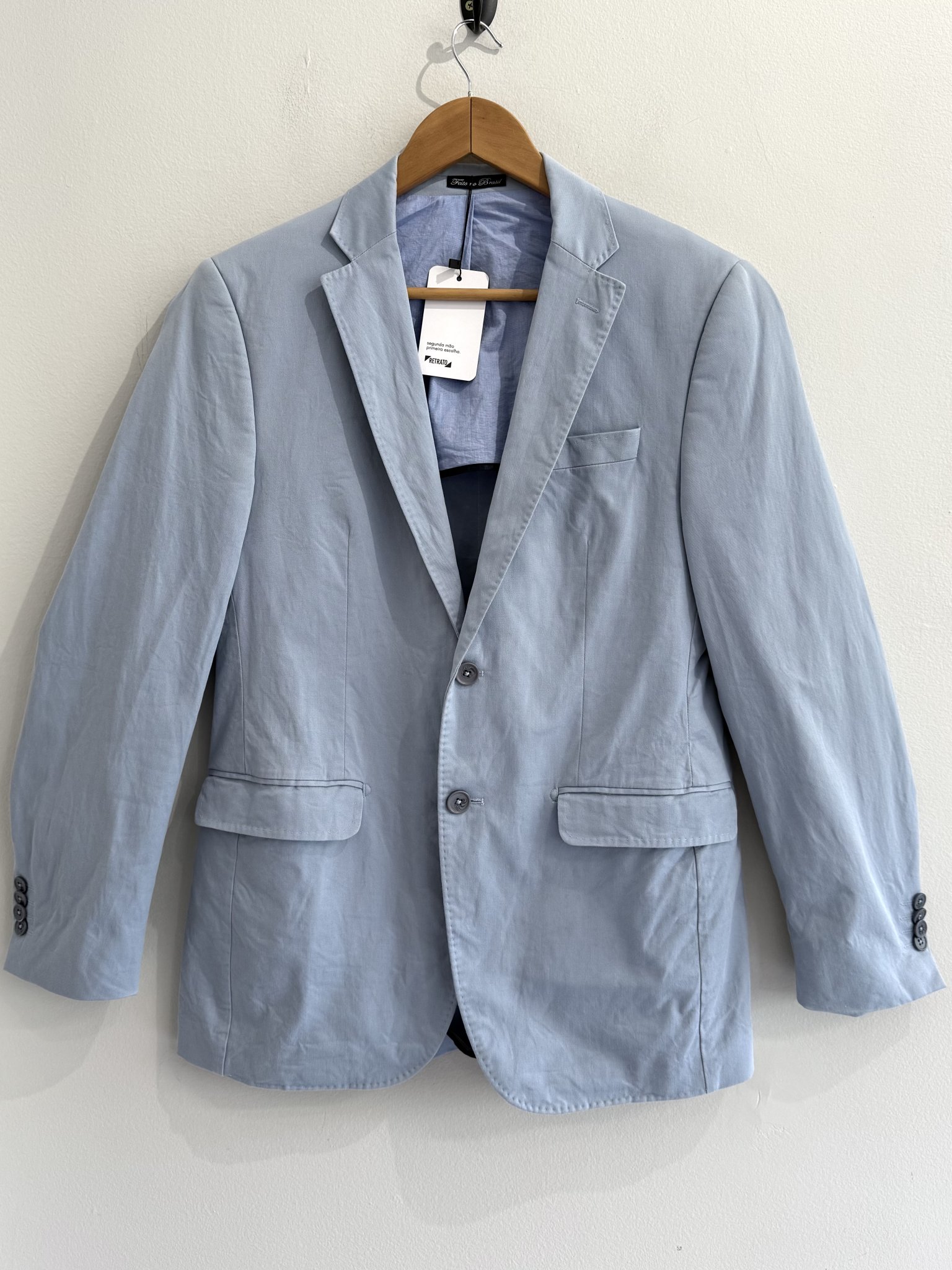 Blazer azul bebê Brooksfiel - 48 tamanho 48 - foto principal