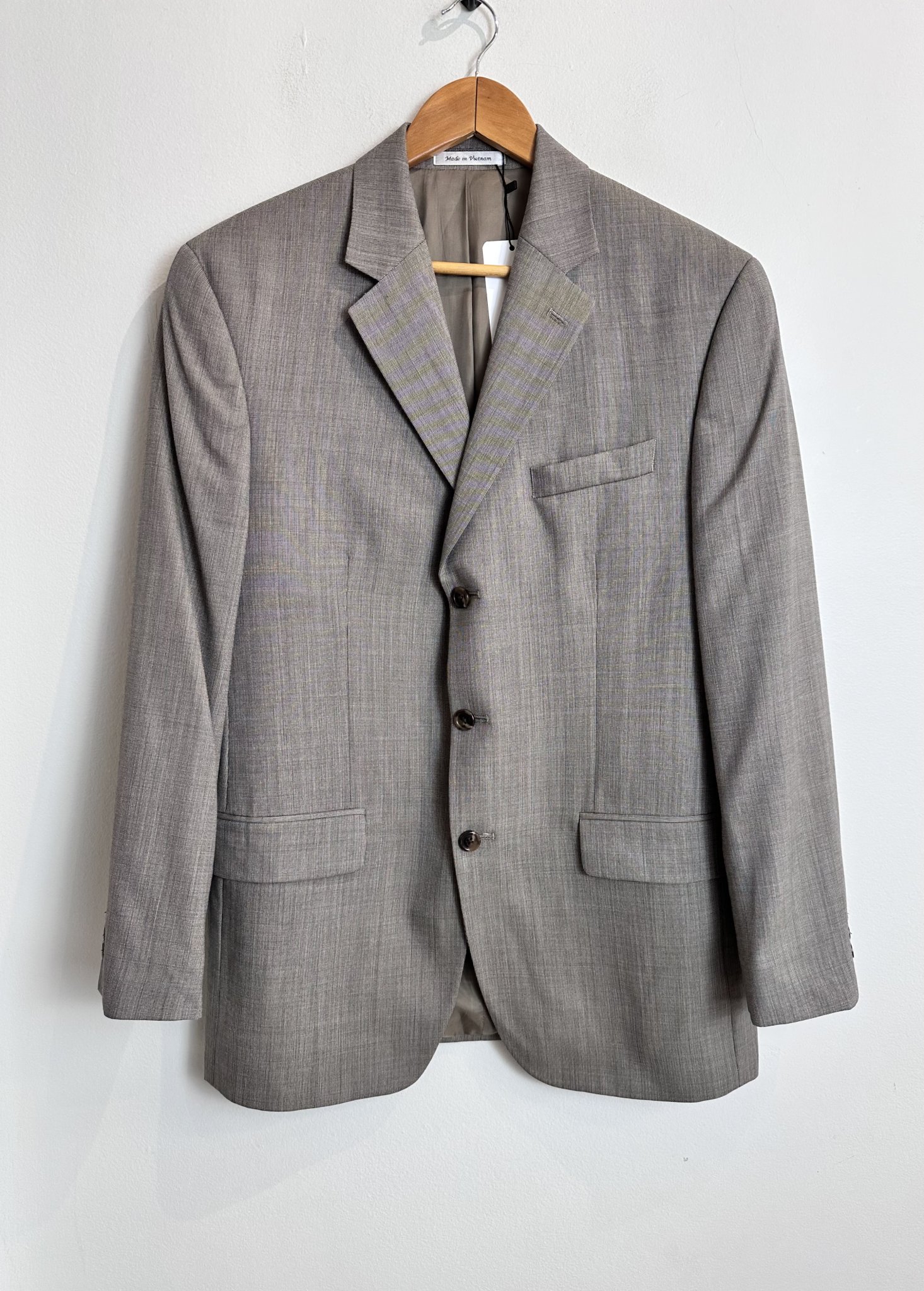 Blazer bege oliva xadrez Michael Kors - M tamanho M - foto principal